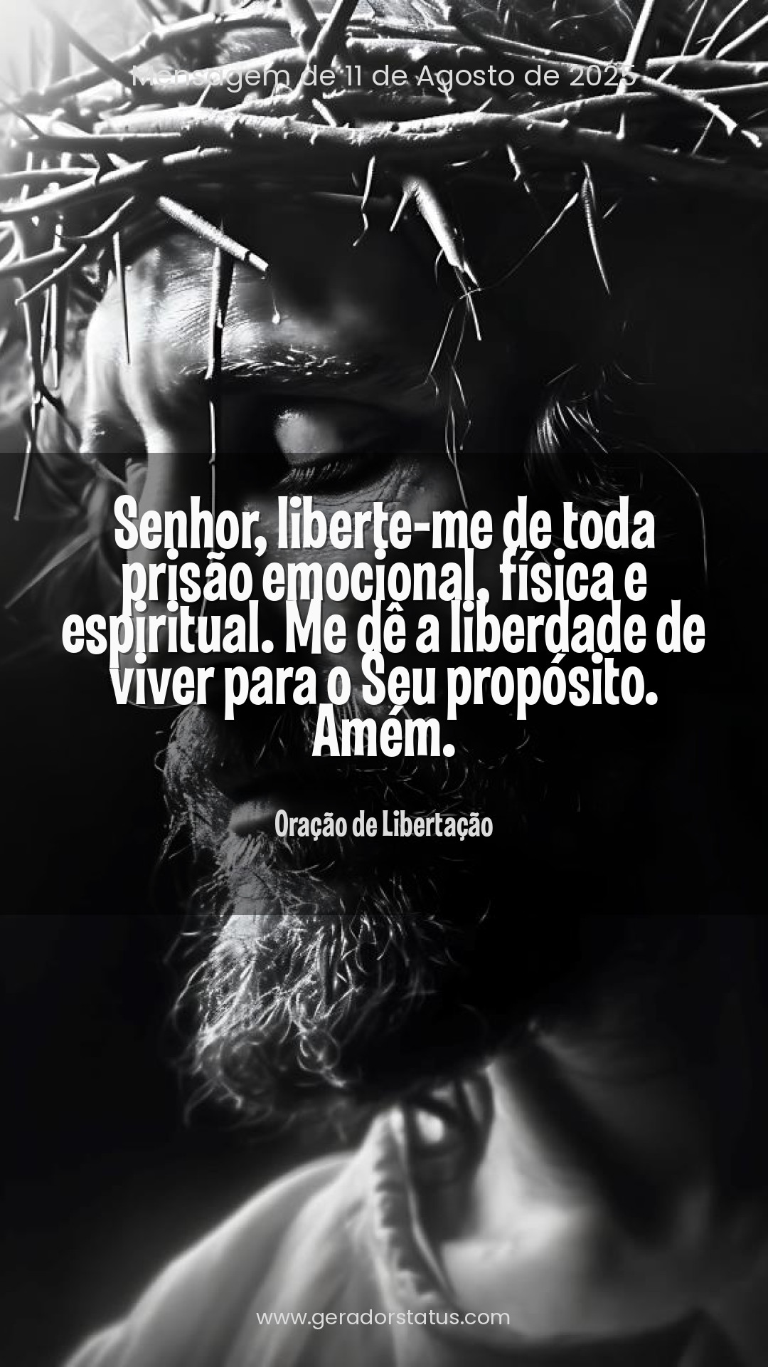 Status do dia: Oração Cristã