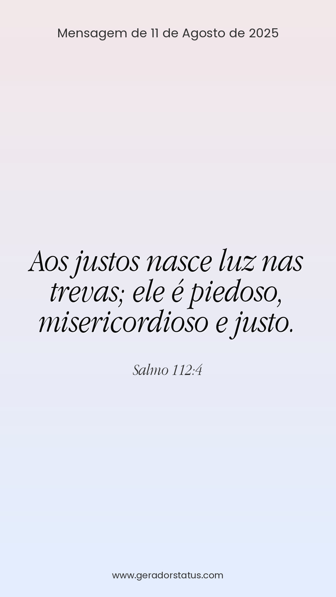 Status do dia: Salmo