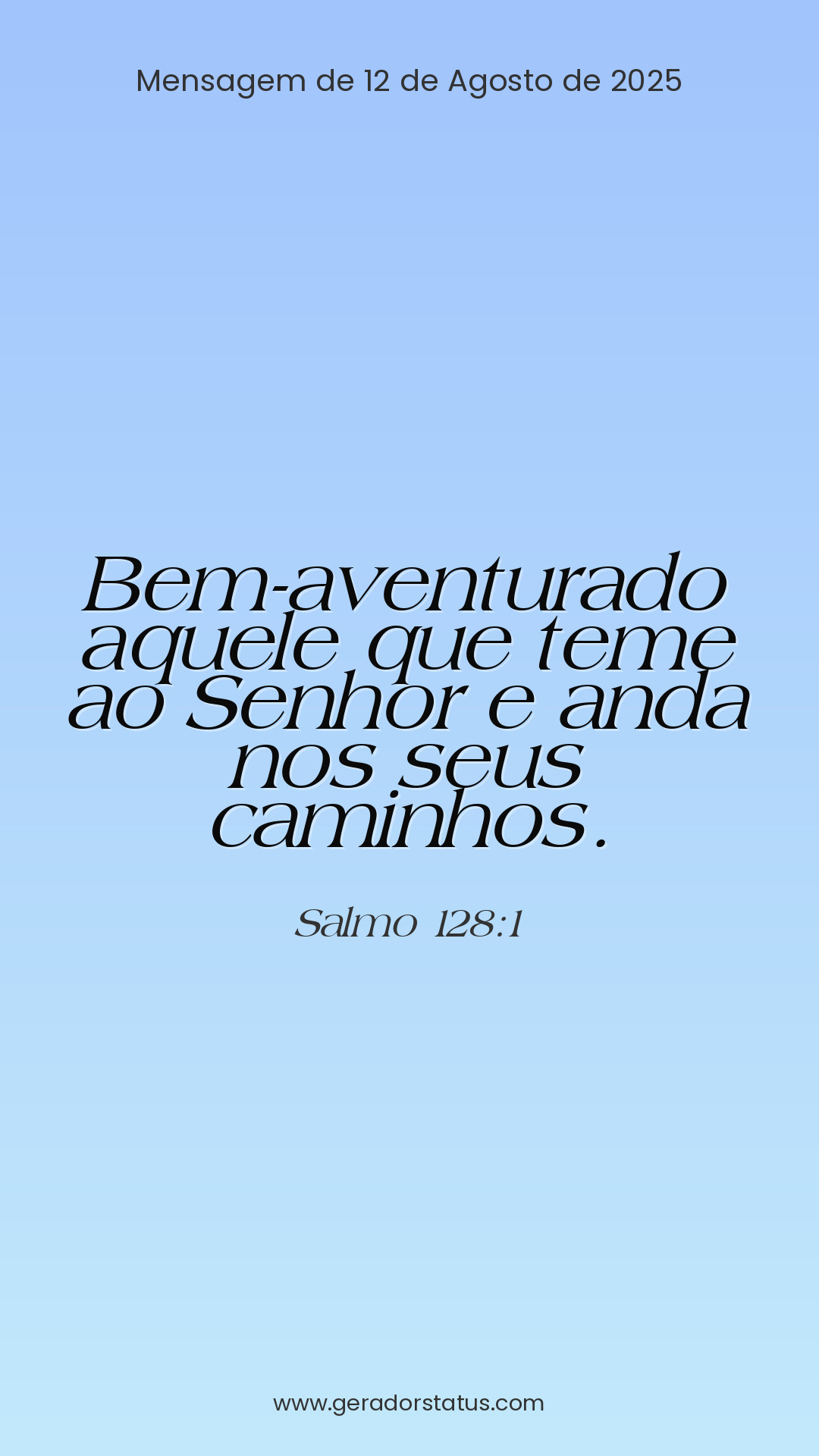 Status do dia: Salmo