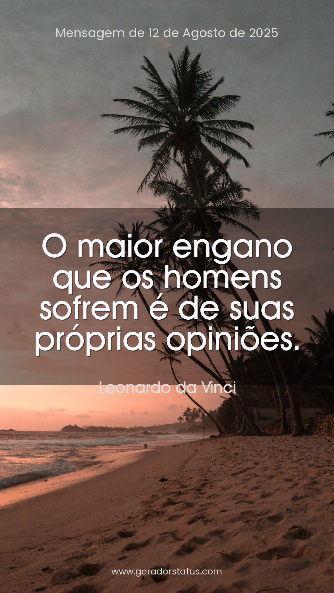 Status do dia: Reflexão