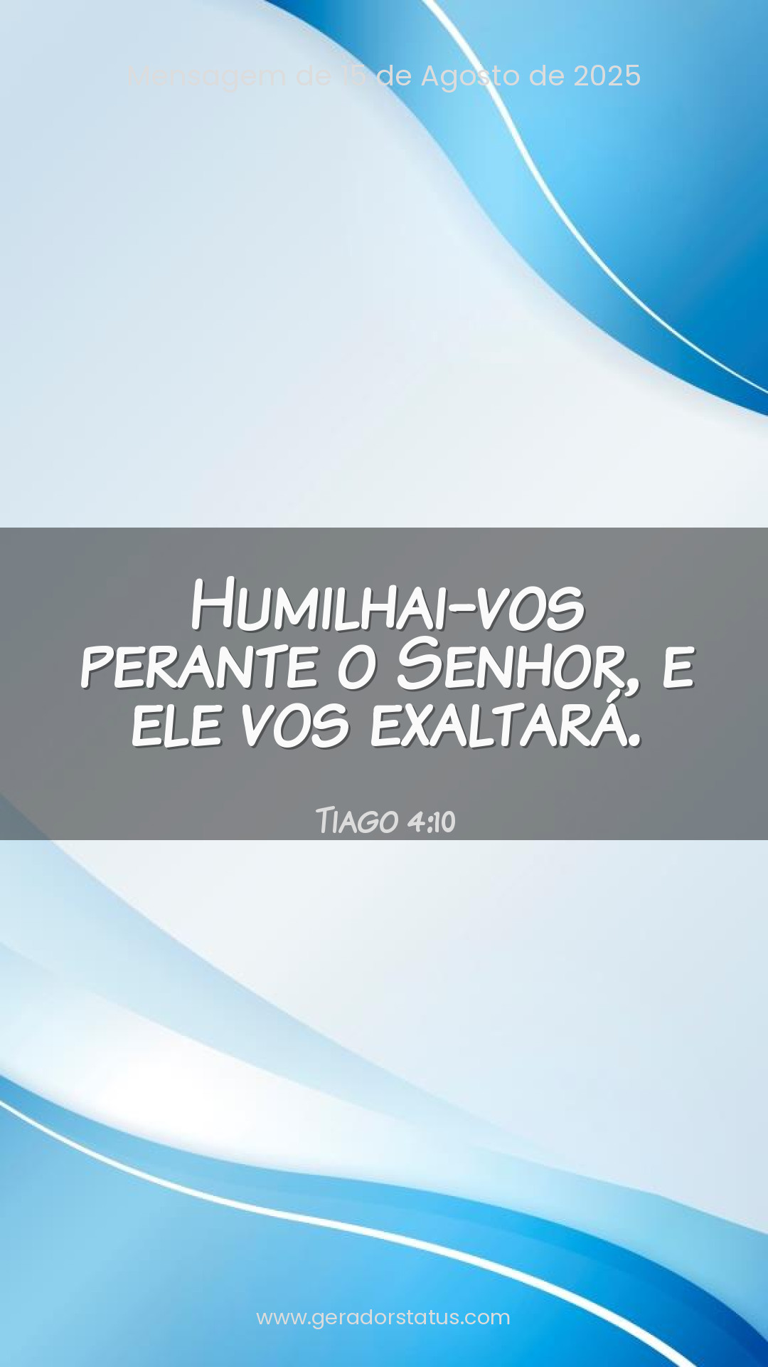 Status do dia: Versículo