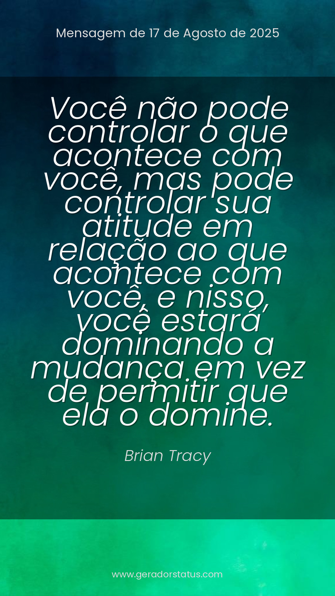 Status do dia: Citação