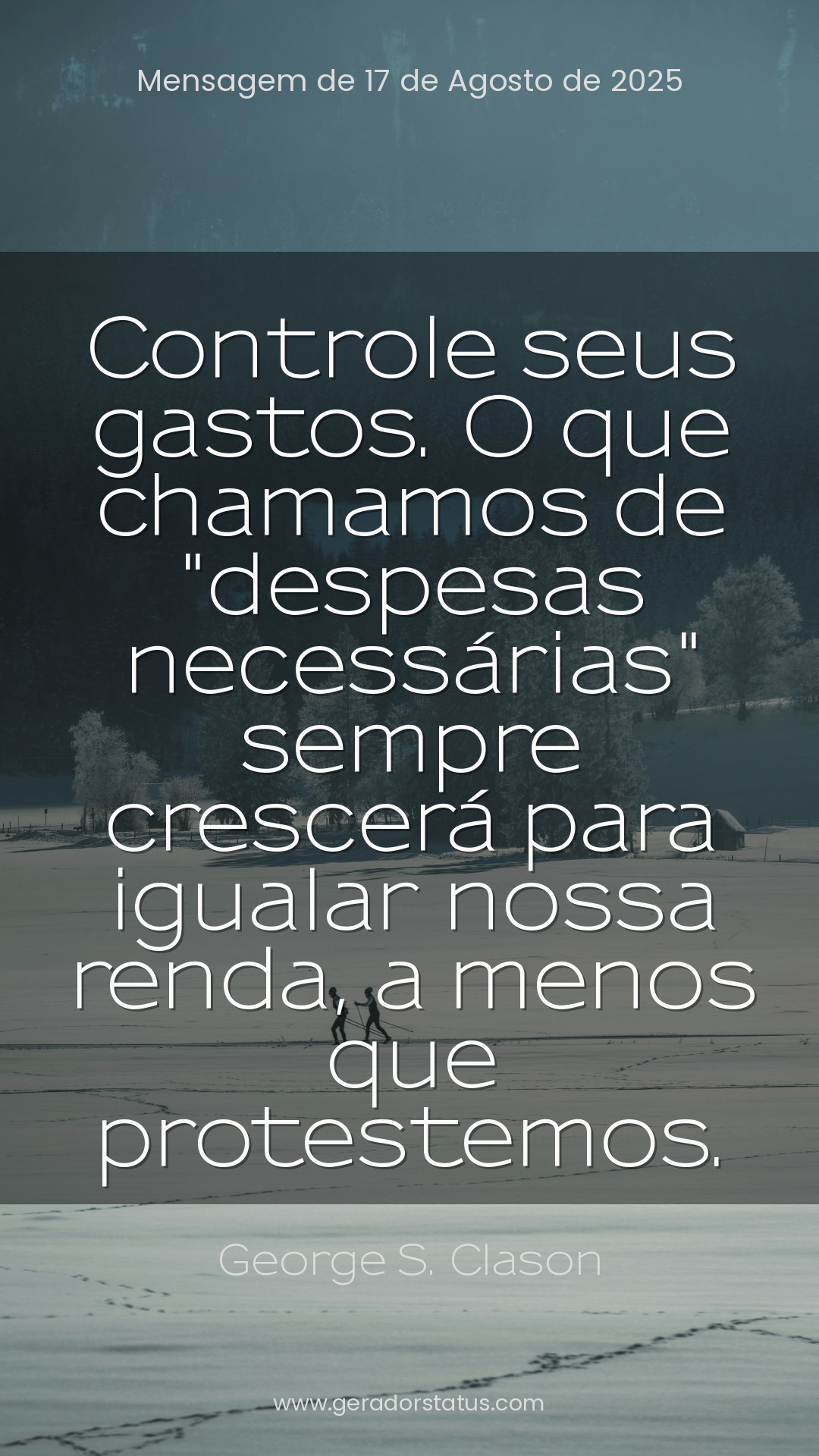 Status do dia: Sabedoria