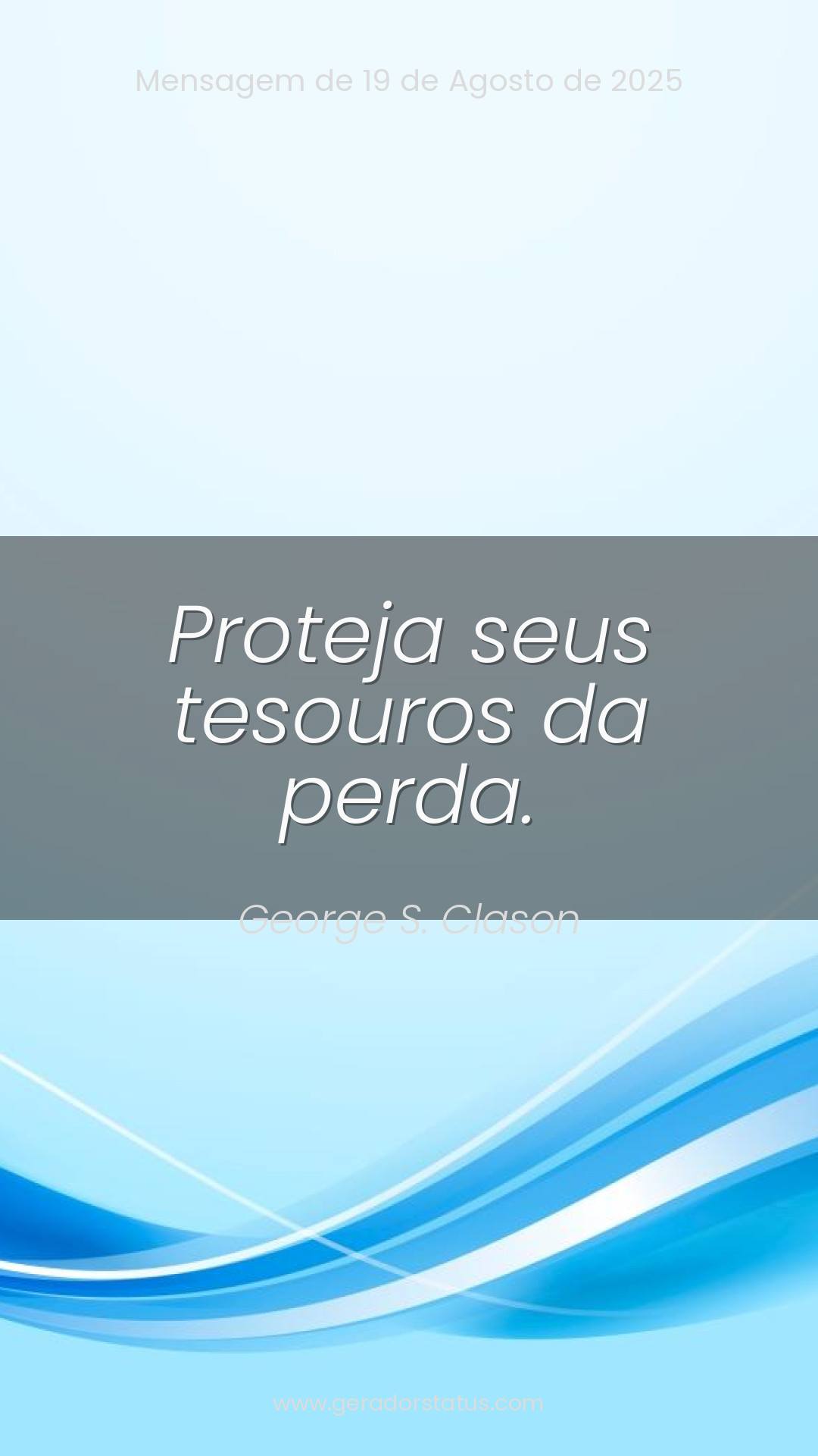 Status do dia: Sabedoria