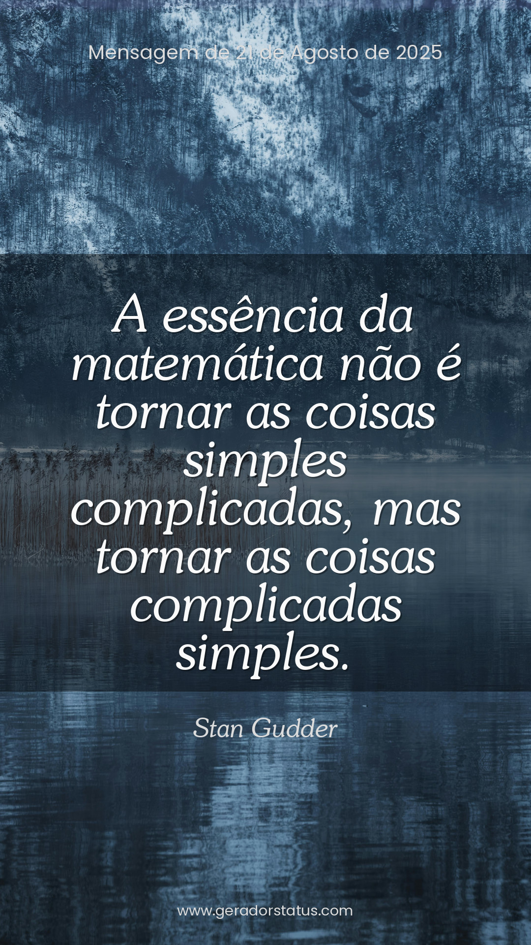 Status do dia: Citação