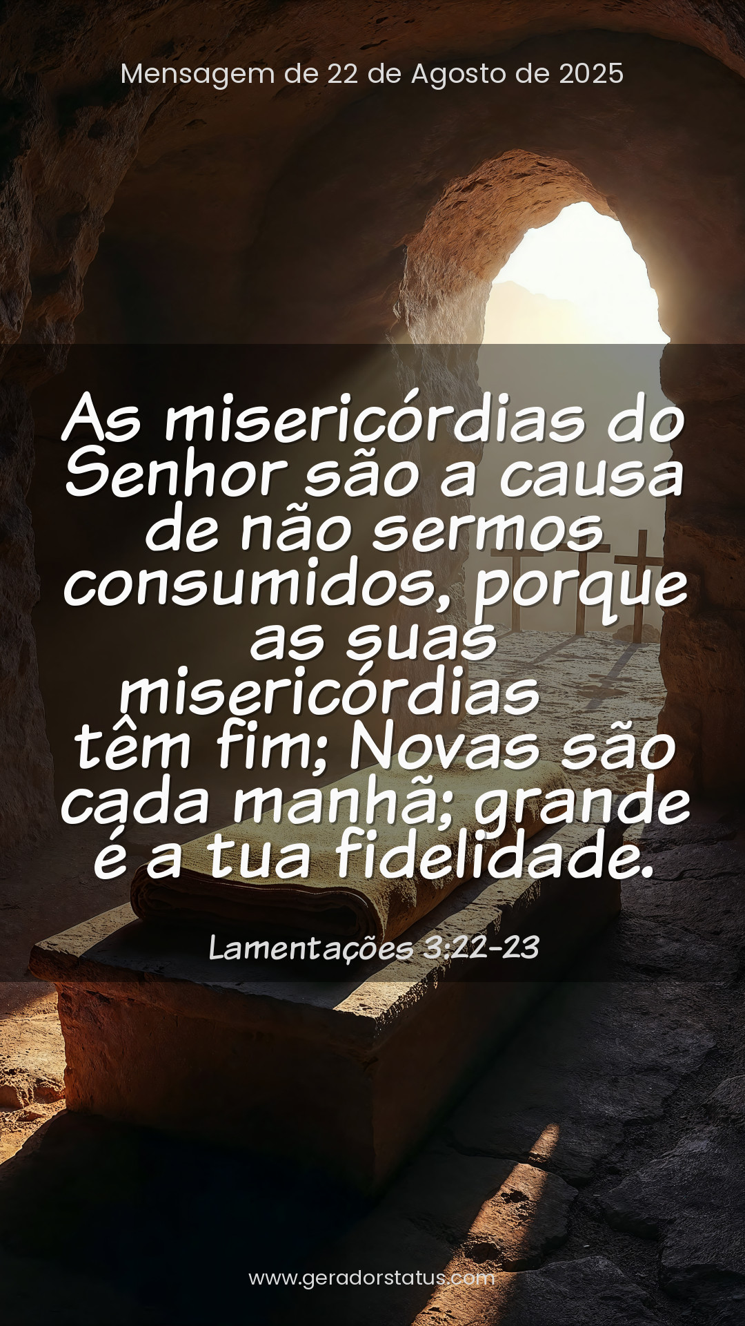 Status do dia: Versículo