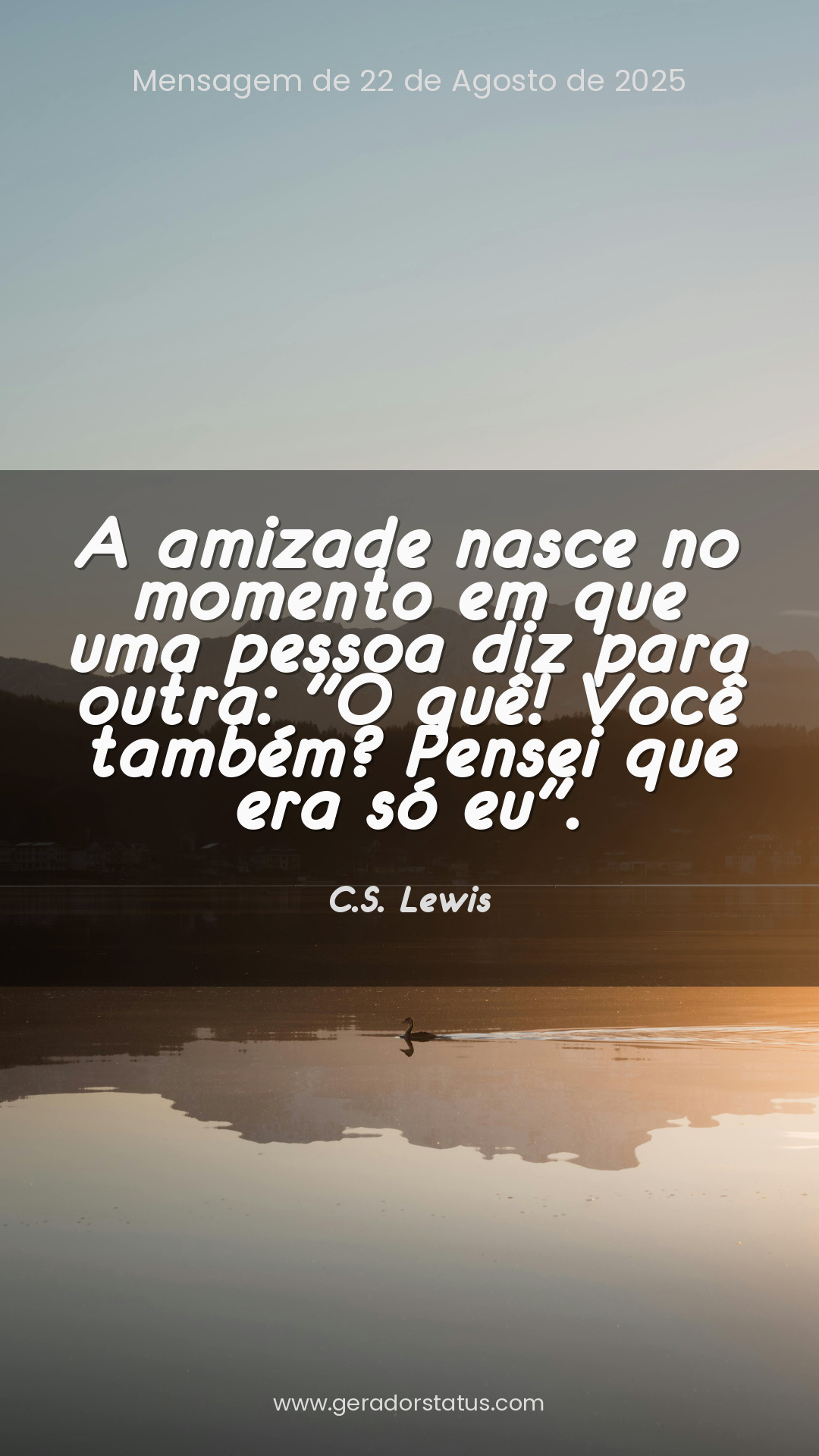 Status do dia: Citação