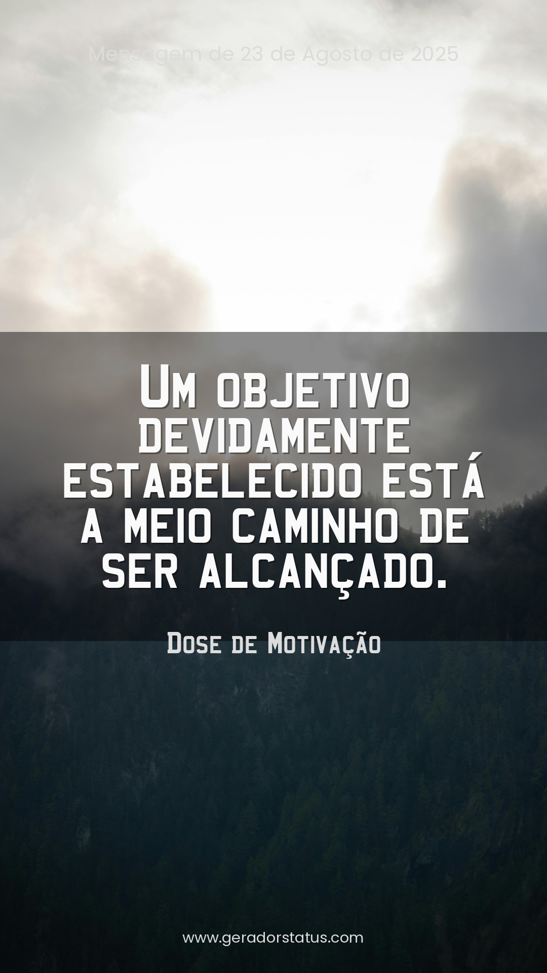 Status do dia: Motivacional