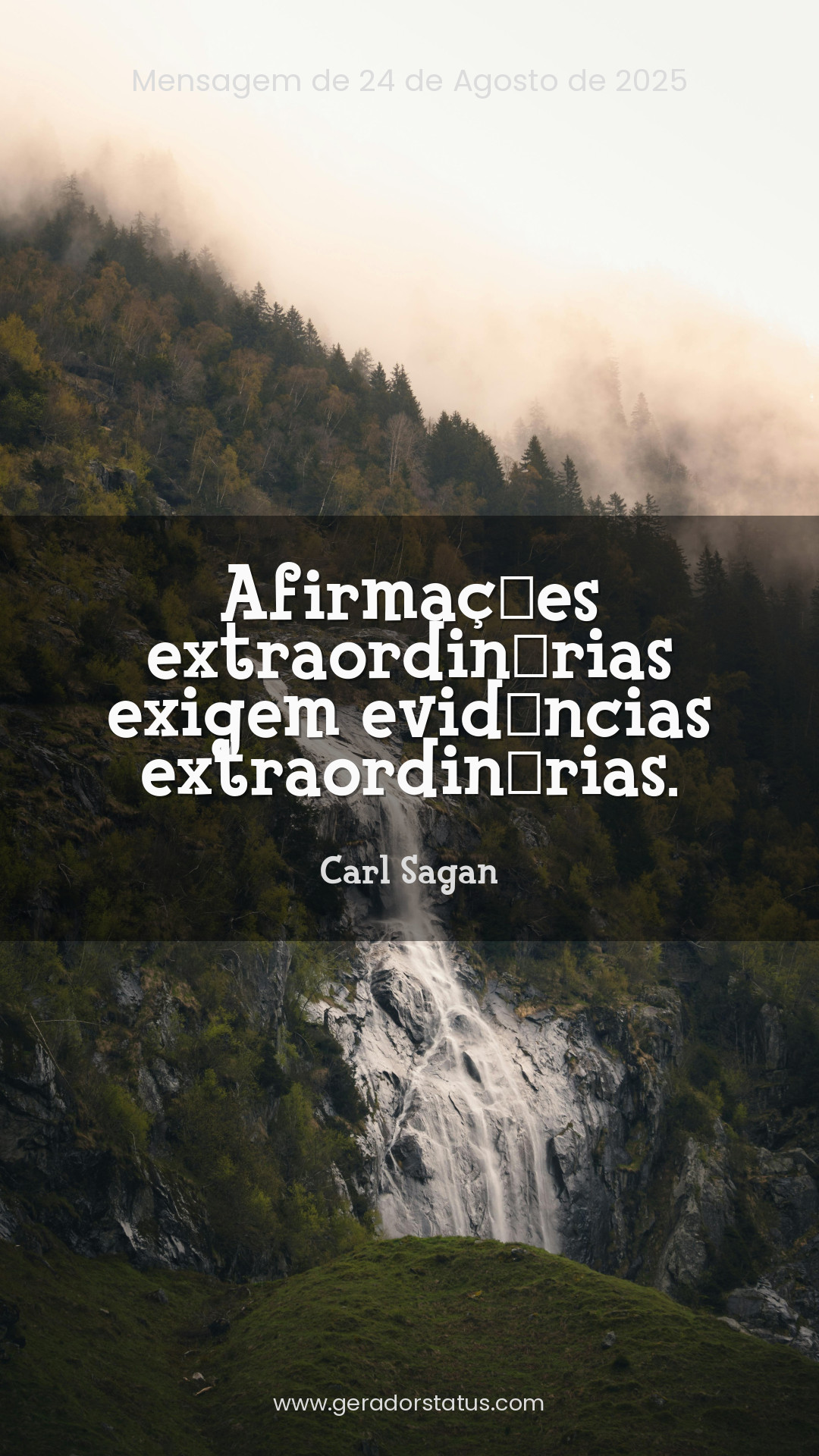 Status do dia: Citação