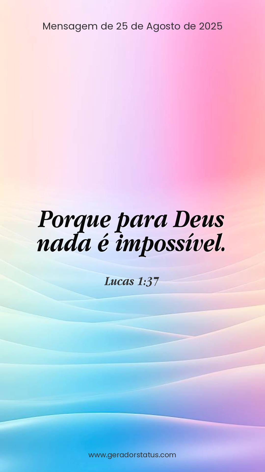 Status do dia: Versículo