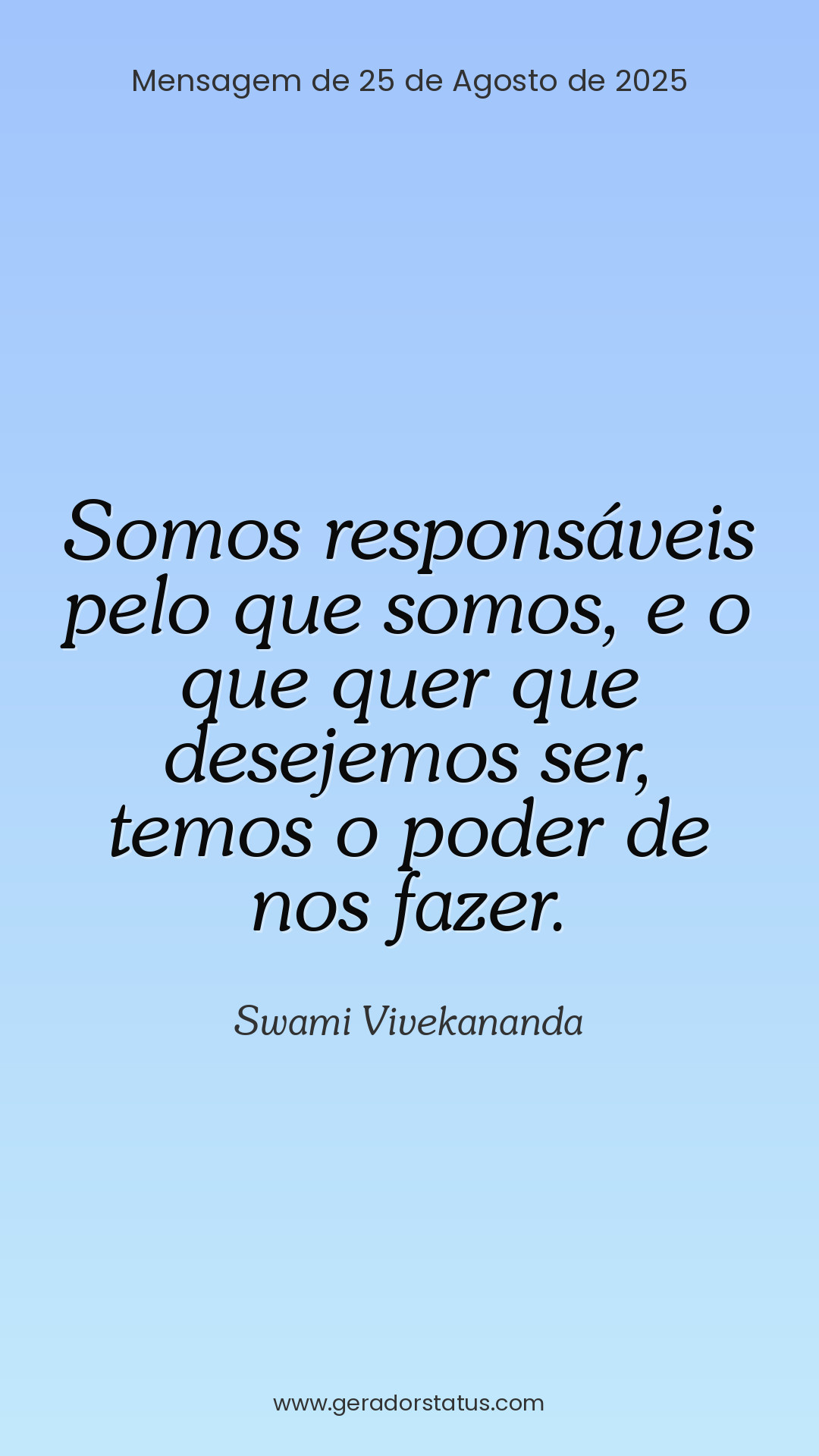 Status do dia: Citação