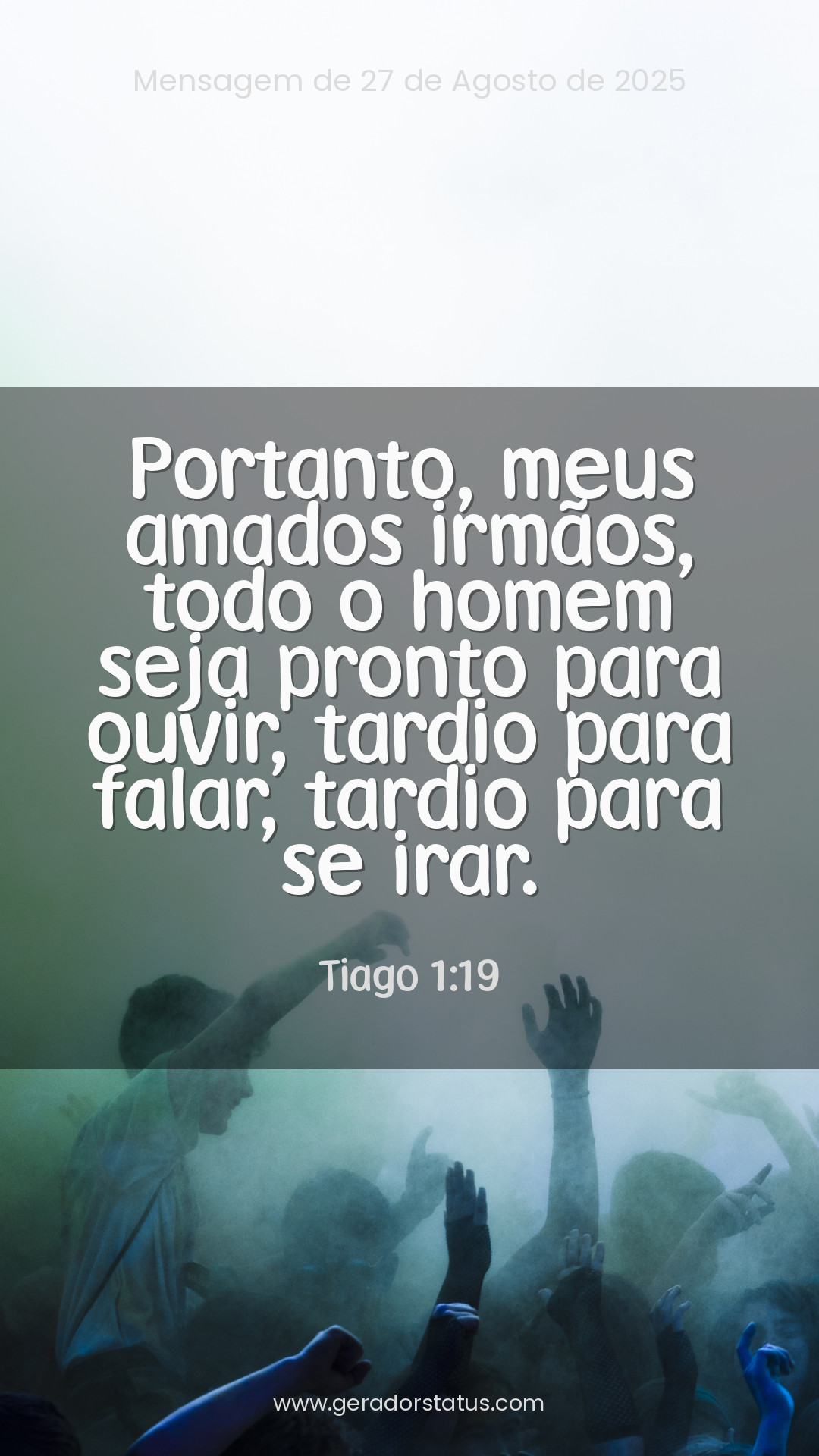 Status do dia: Versículo