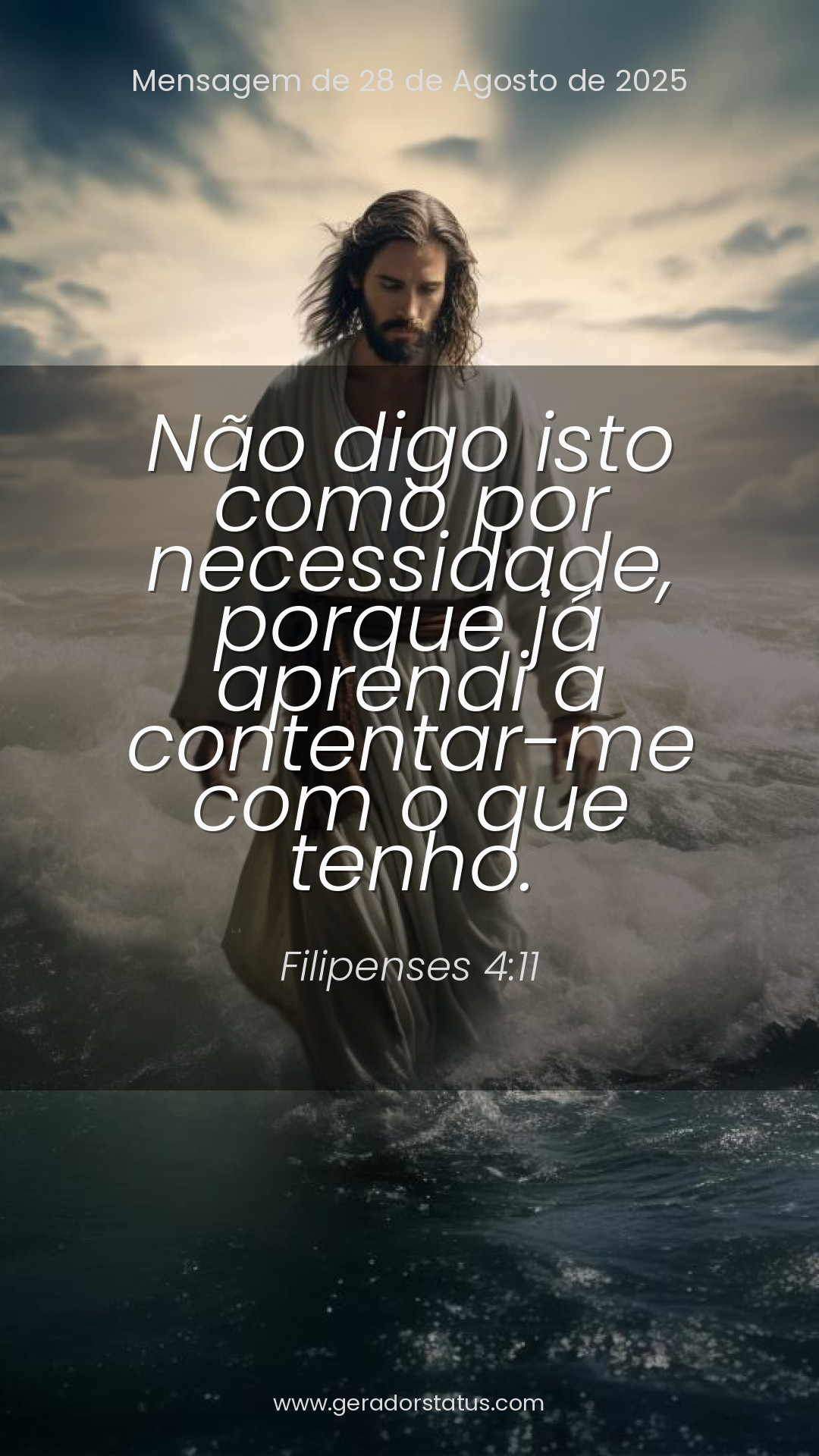 Status do dia: Versículo