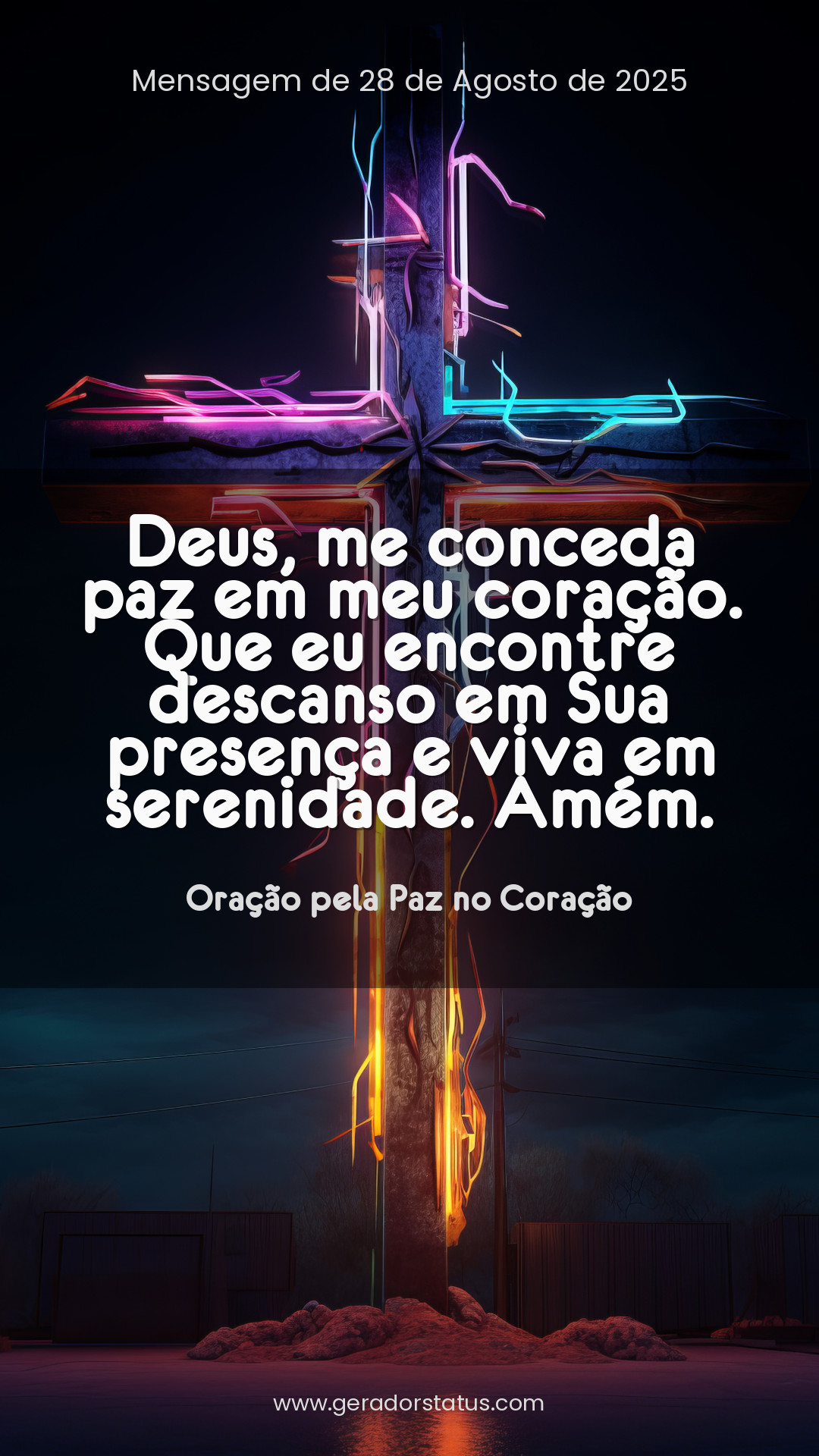 Status do dia: Oração Cristã