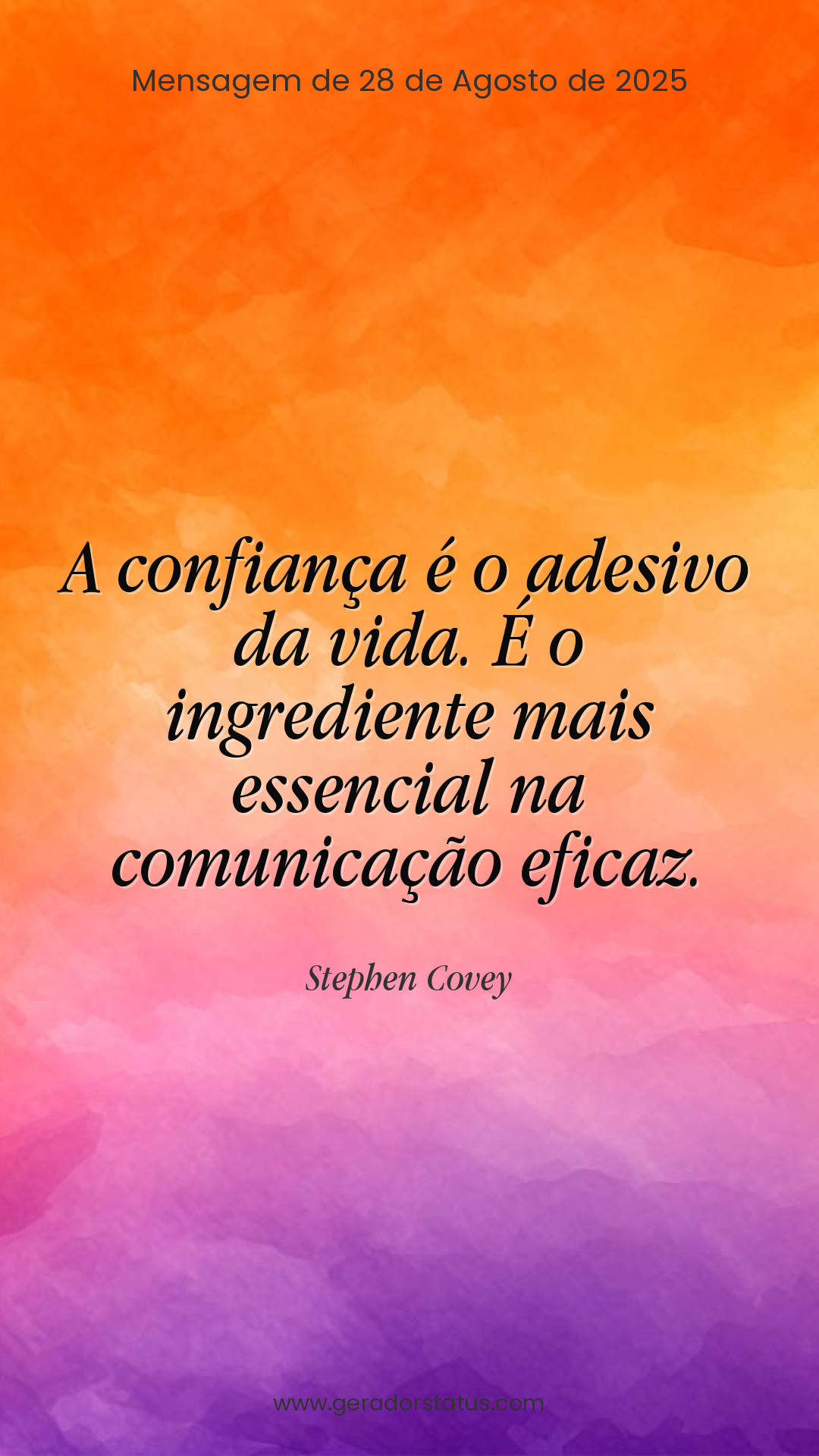 Status do dia: Citação