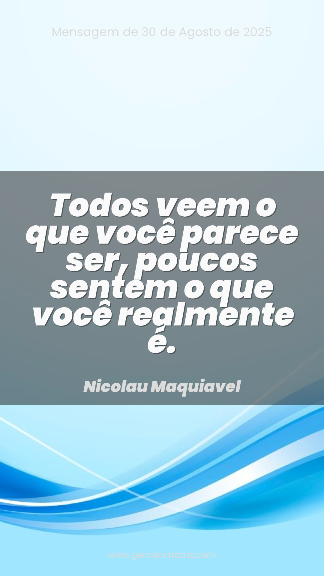 Status do dia: Sabedoria