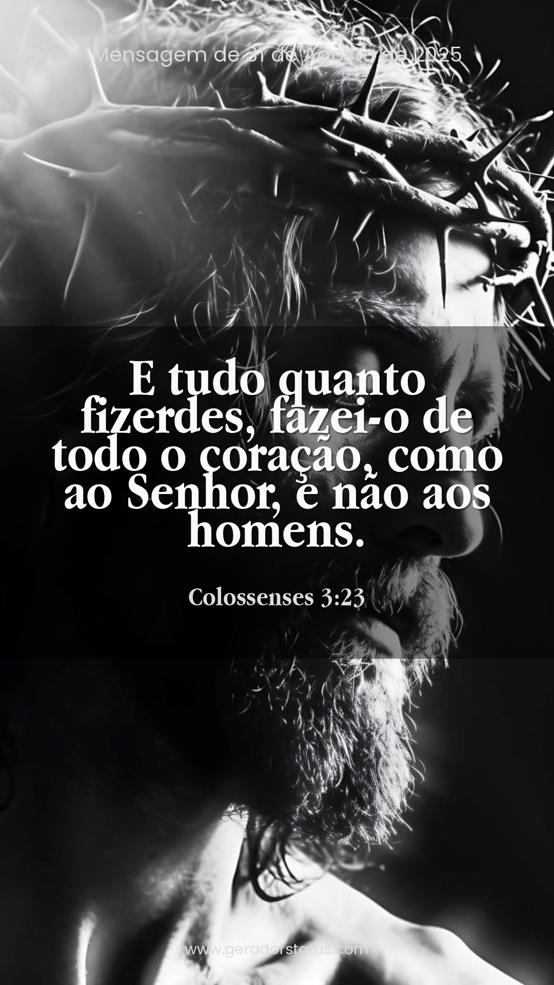 Status do dia: Versículo