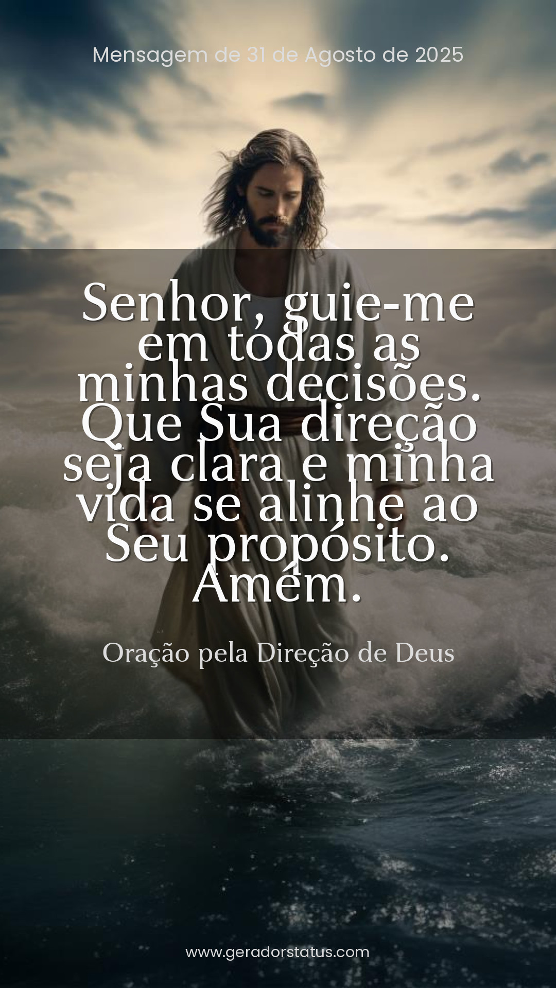 Status do dia: Oração Cristã