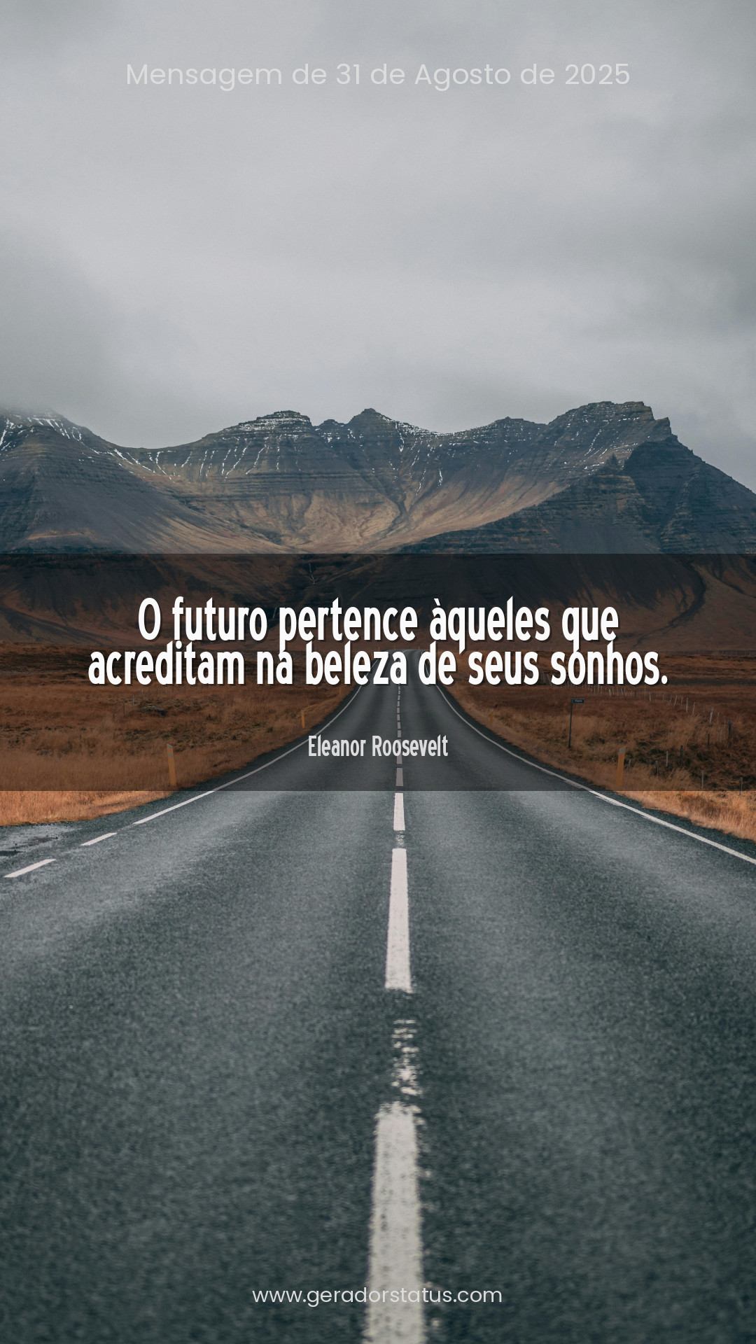 Status do dia: Reflexão