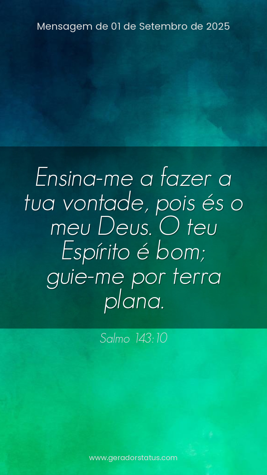 Status do dia: Salmo