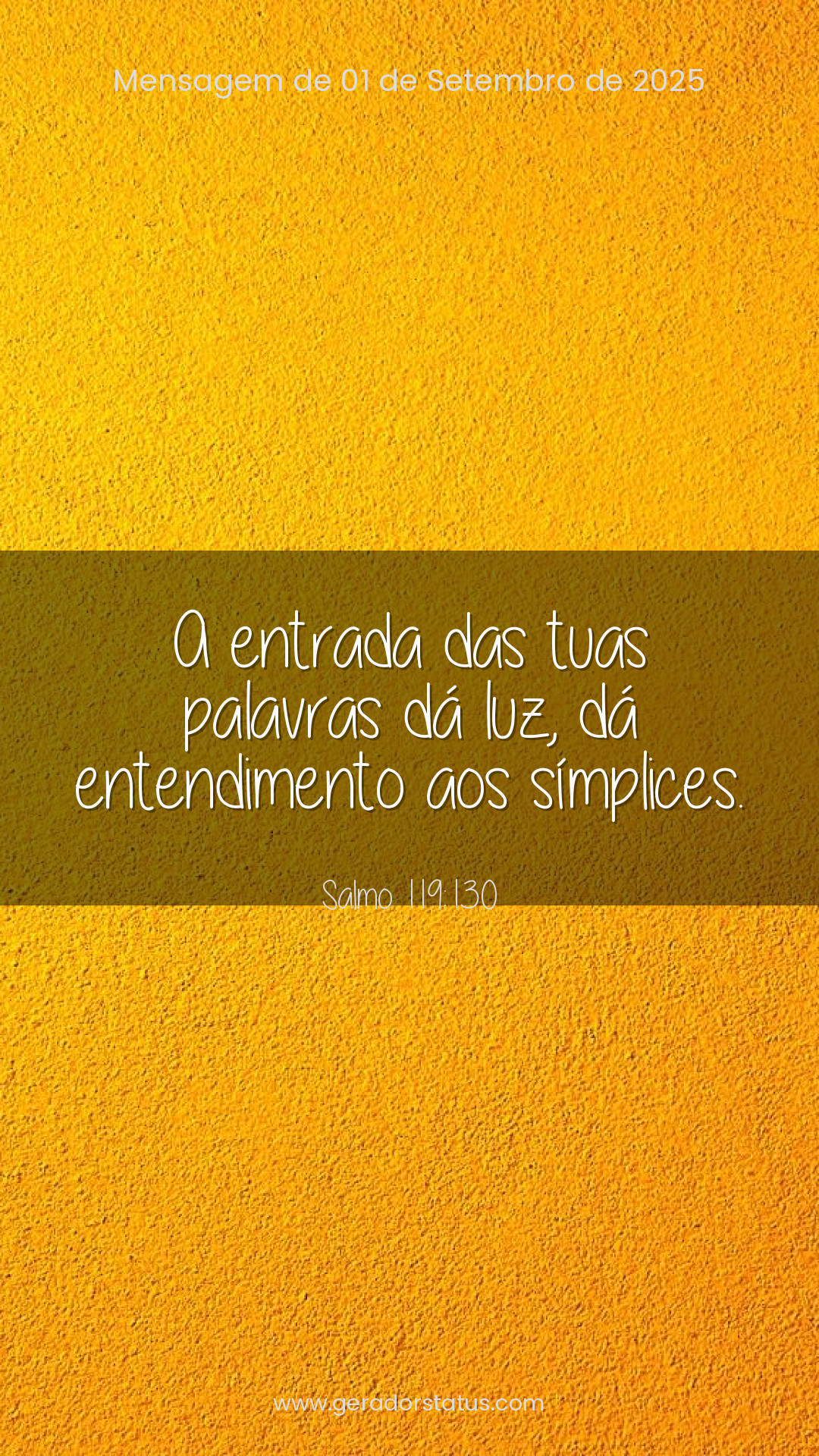 Status do dia: Salmo