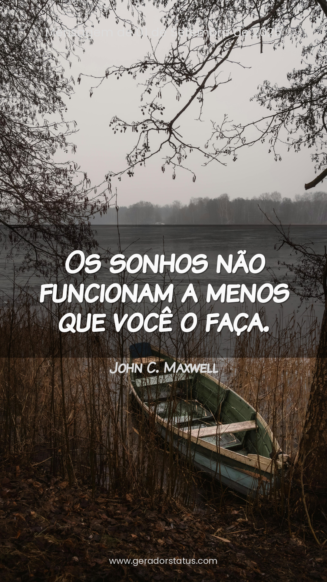 Status do dia: Reflexão