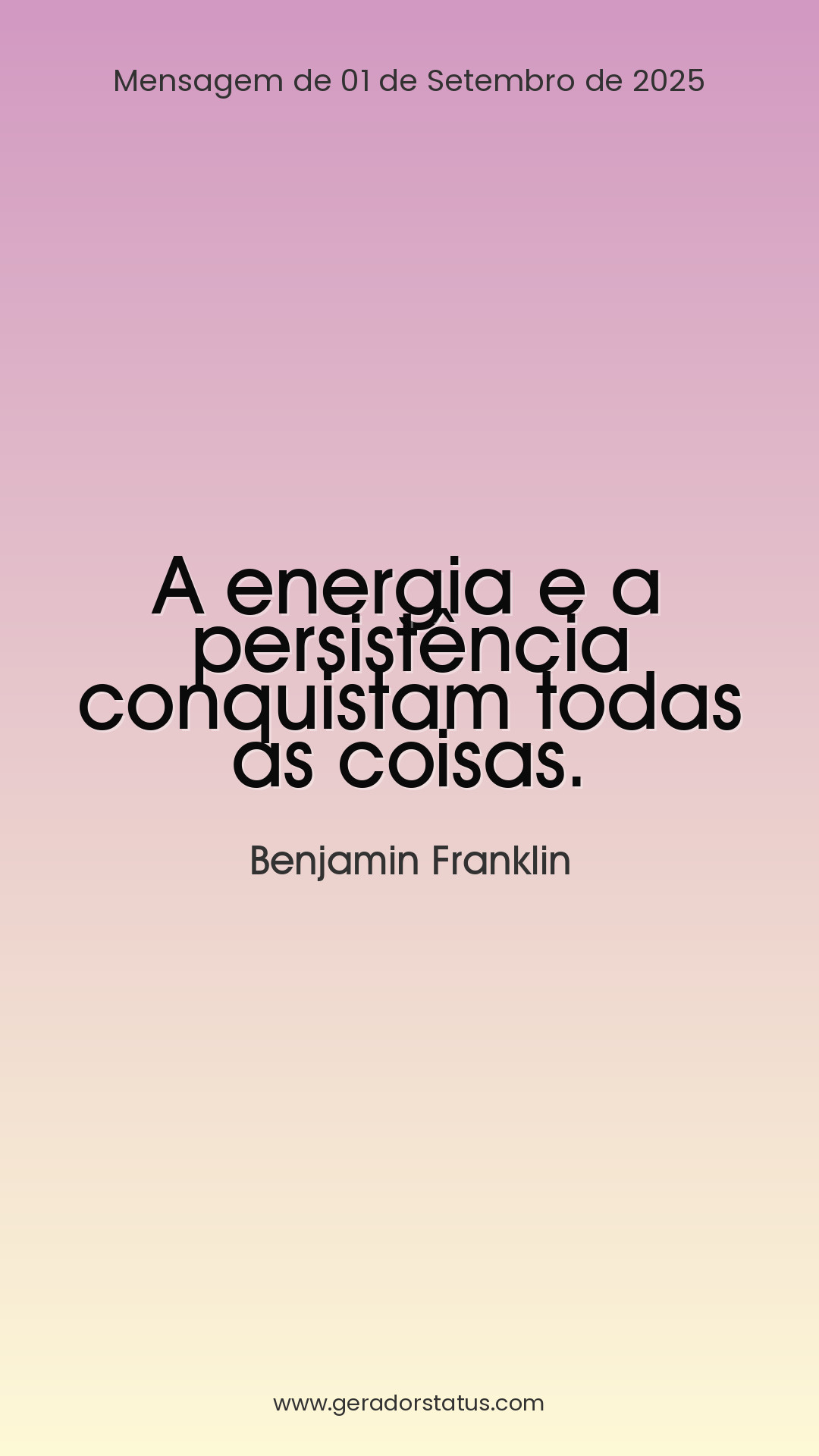 Status do dia: Citação