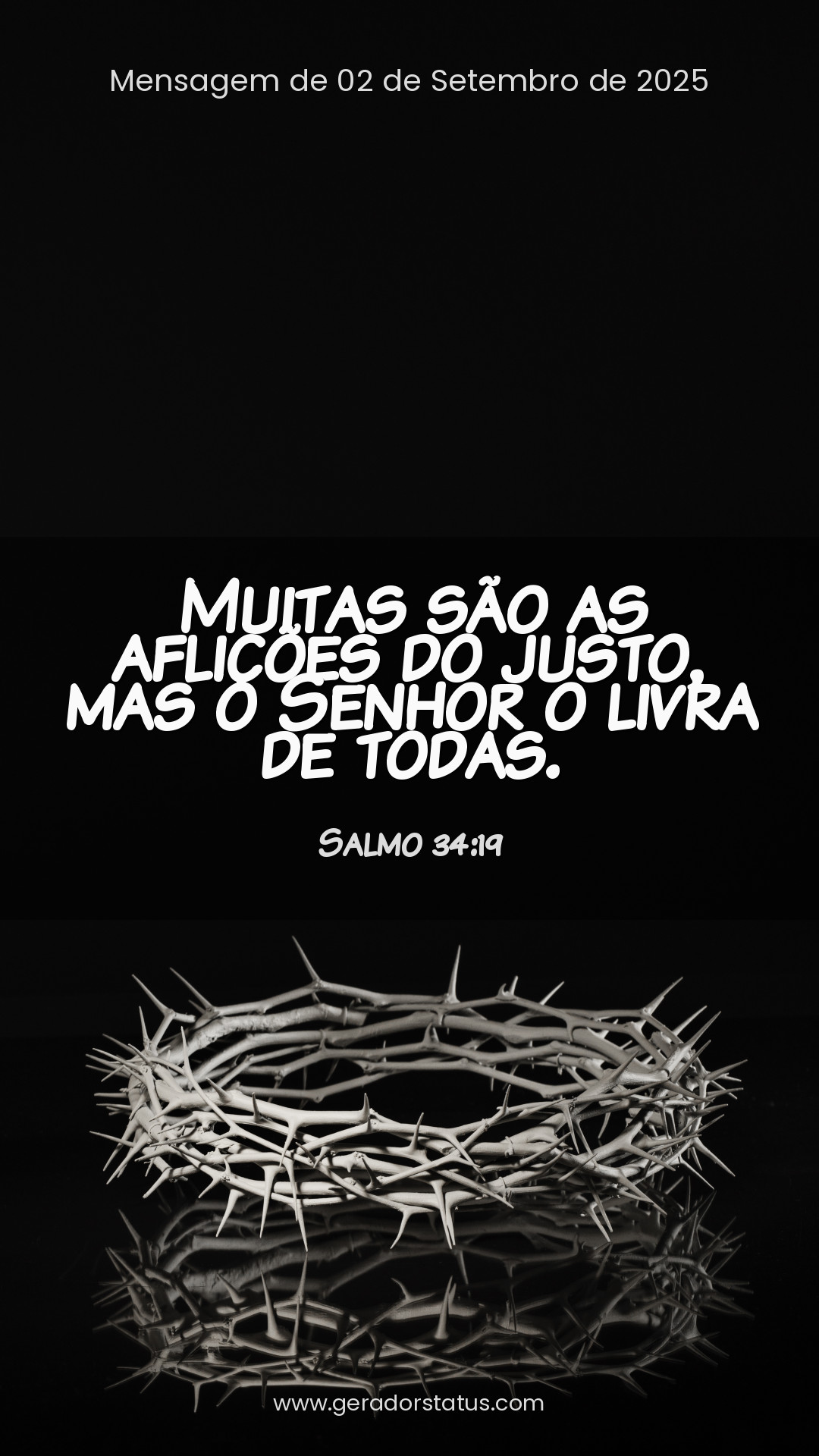 Status do dia: Salmo