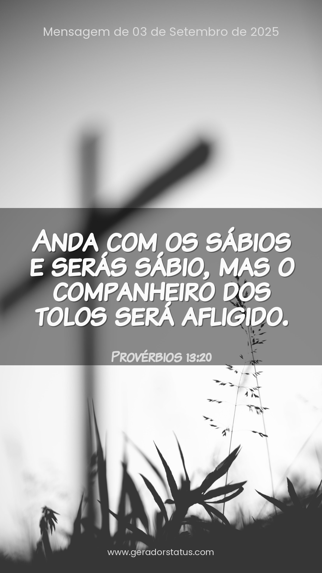 Status do dia: Versículo