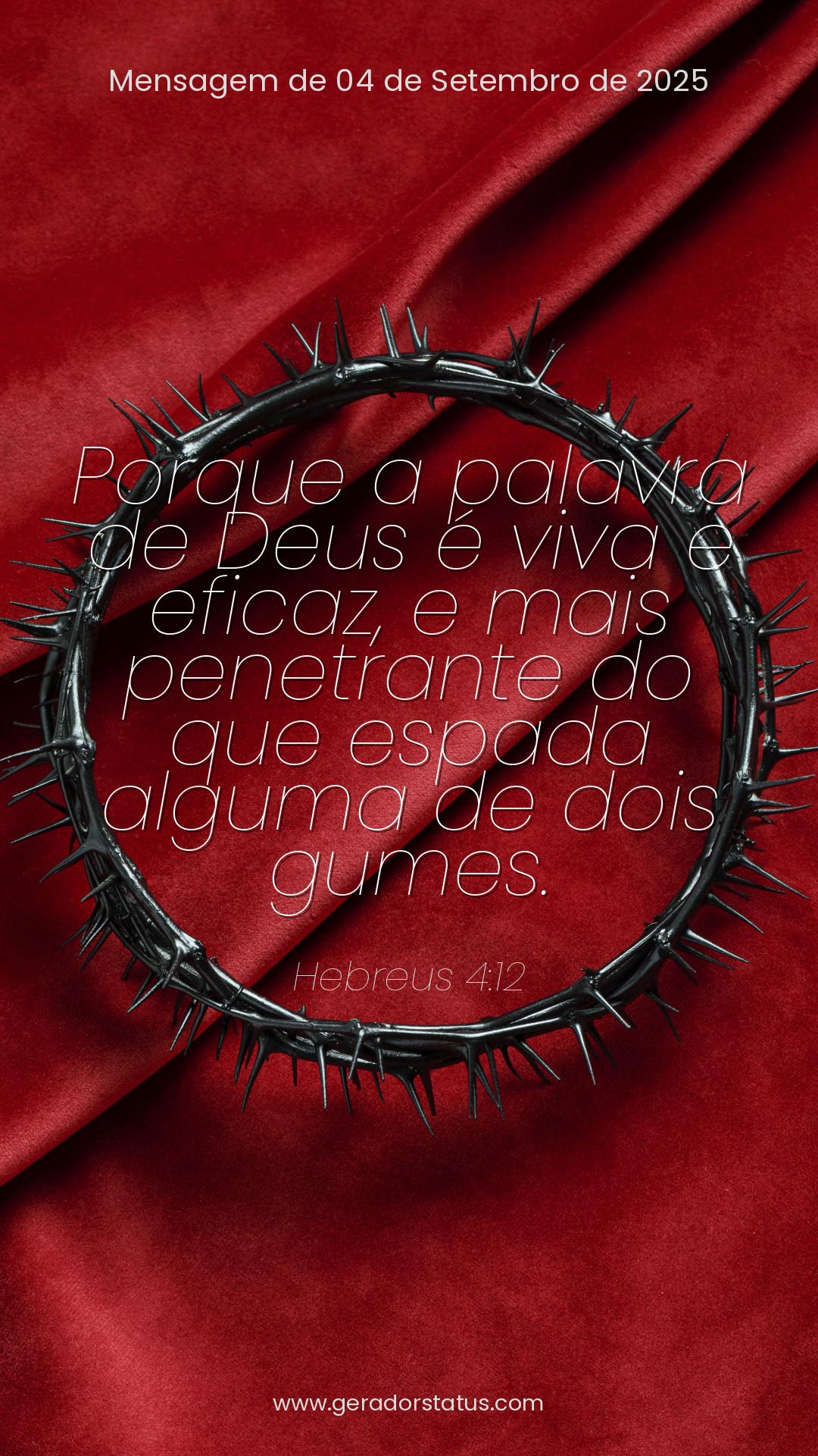 Status do dia: Versículo