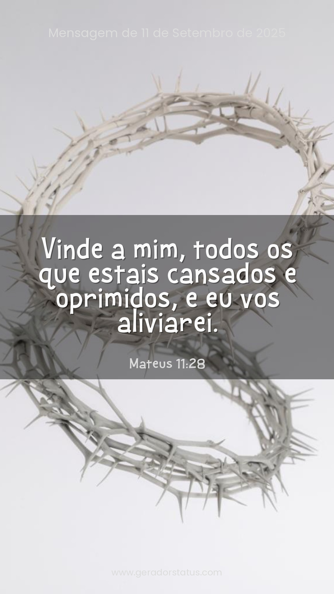 Status do dia: Versículo