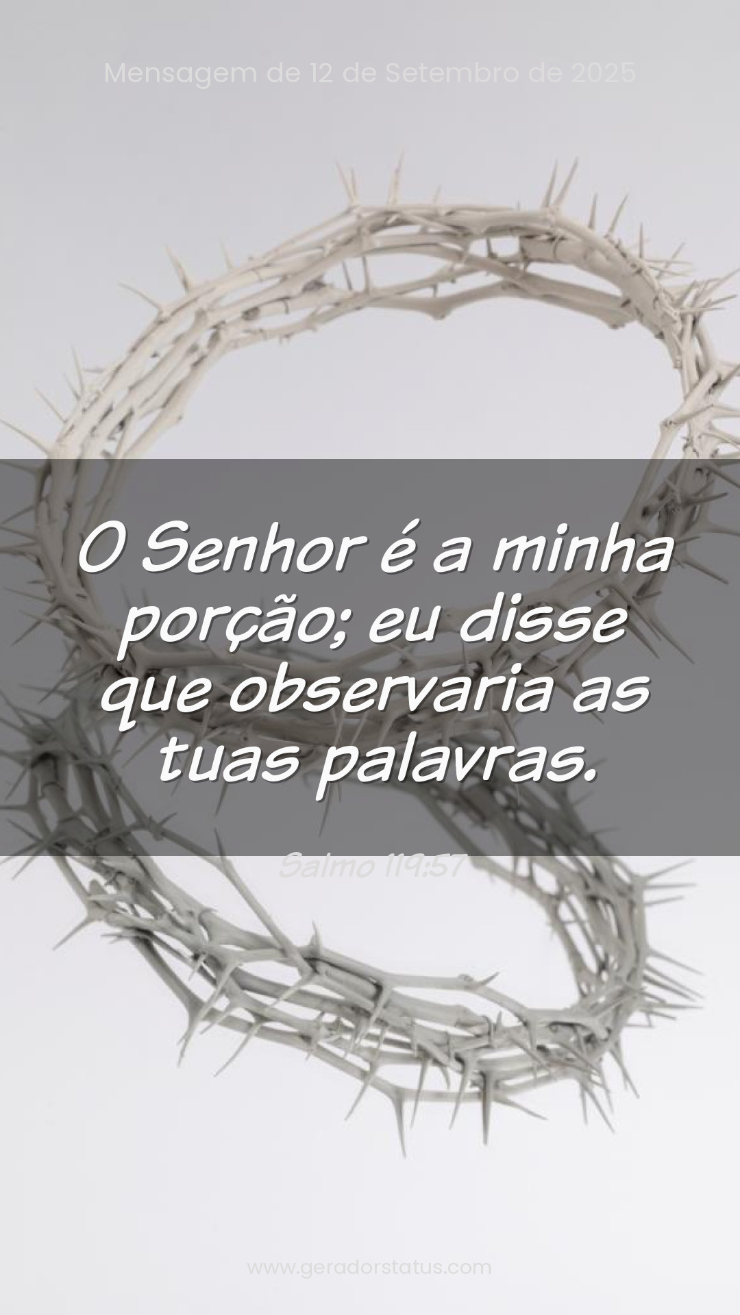 Status do dia: Salmo