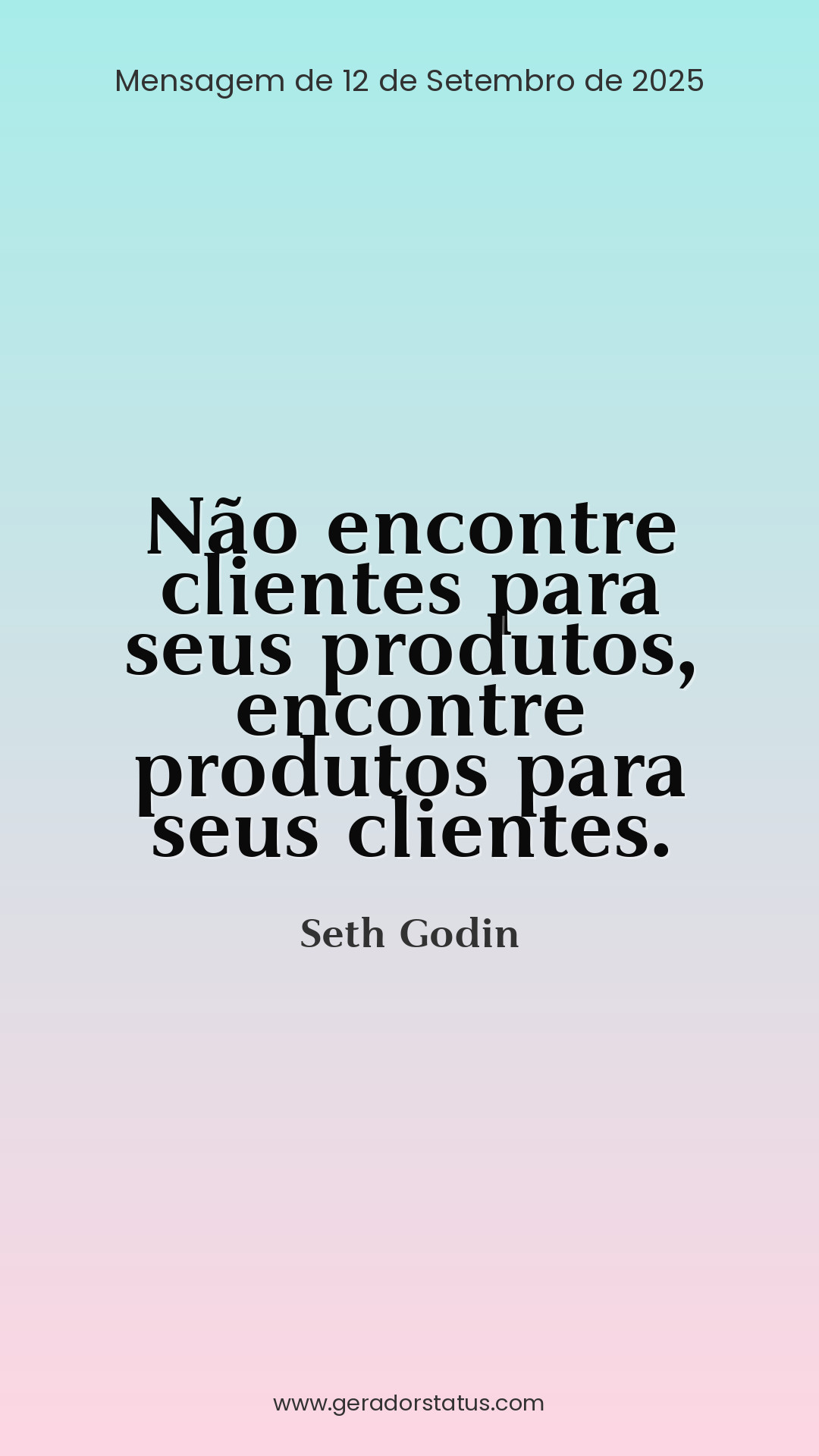 Status do dia: Citação