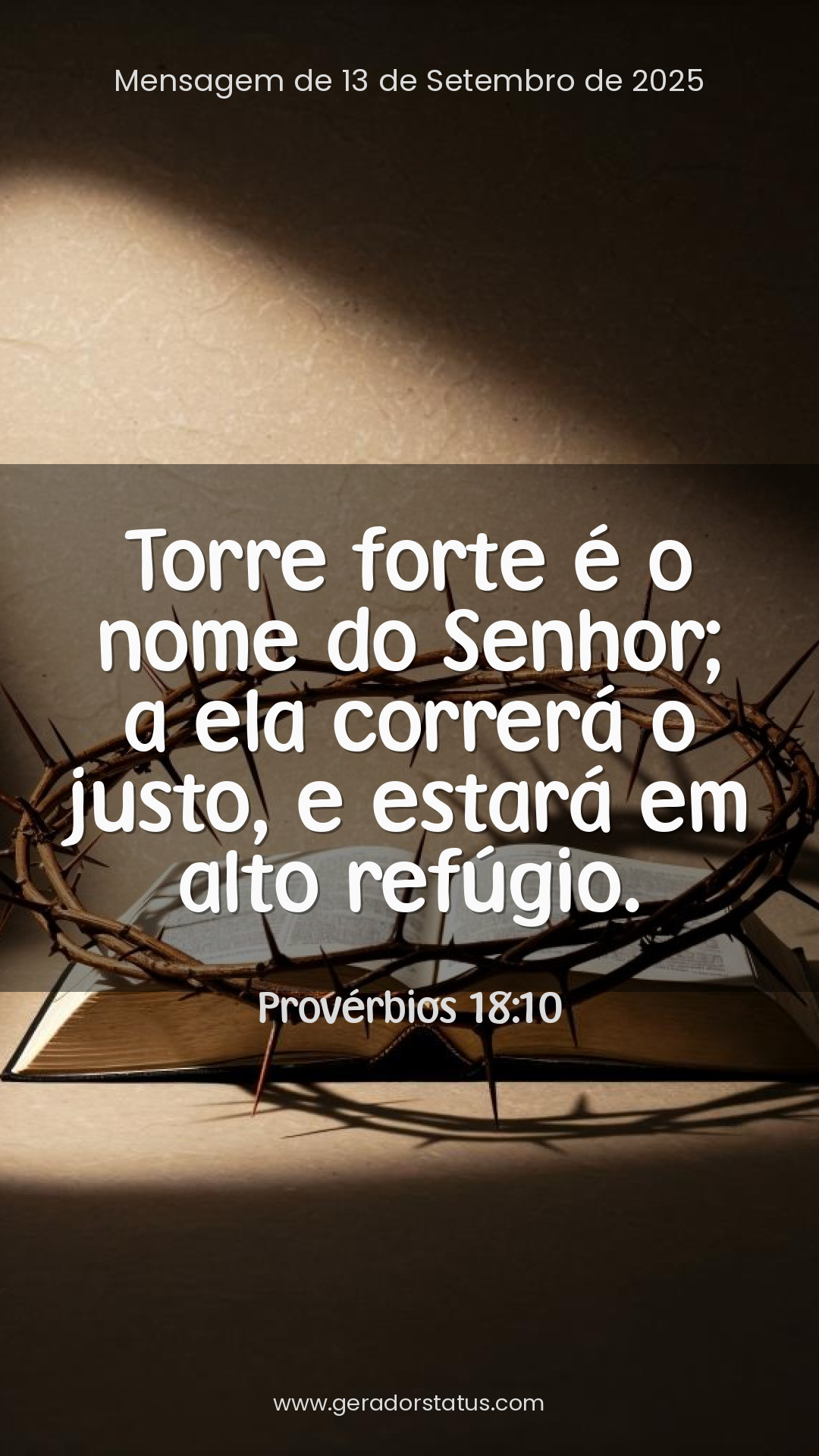 Status do dia: Versículo