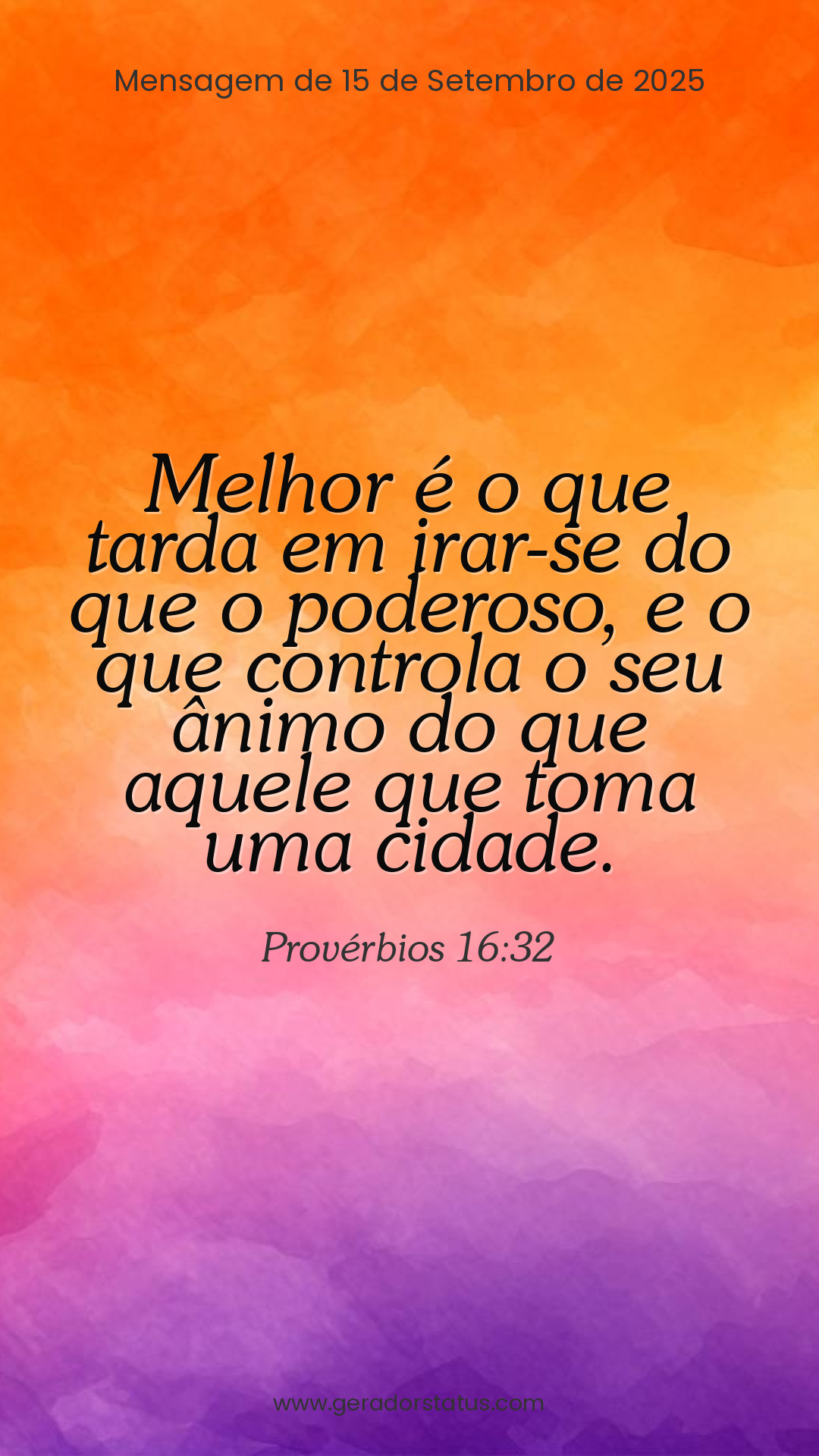 Status do dia: Versículo