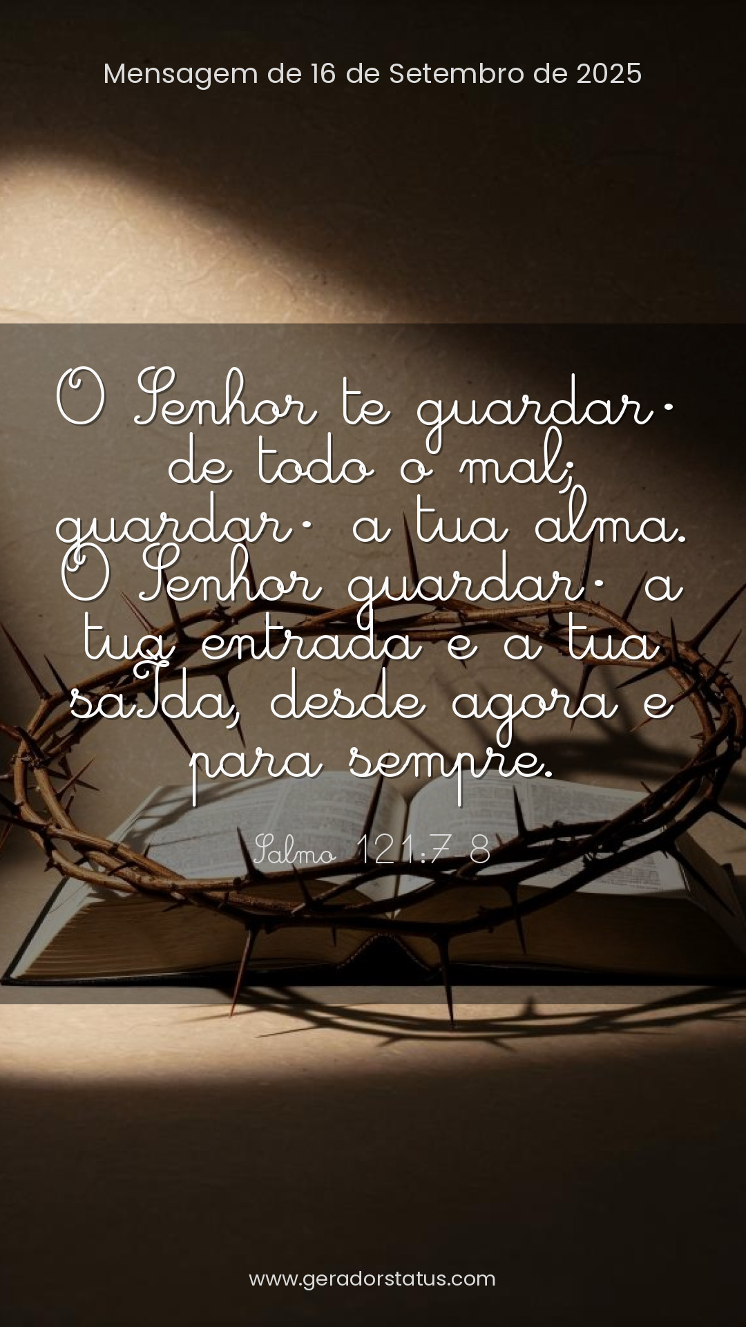 Status do dia: Salmo