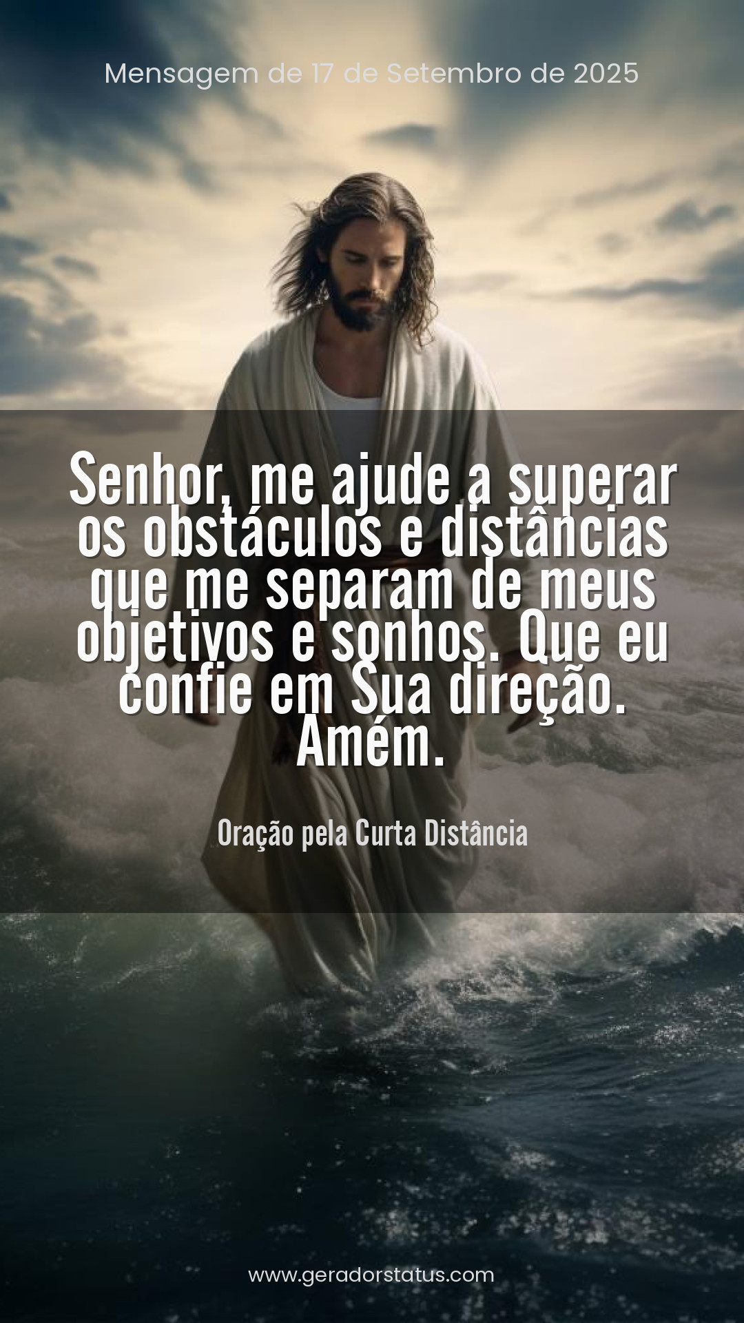 Status do dia: Oração Cristã