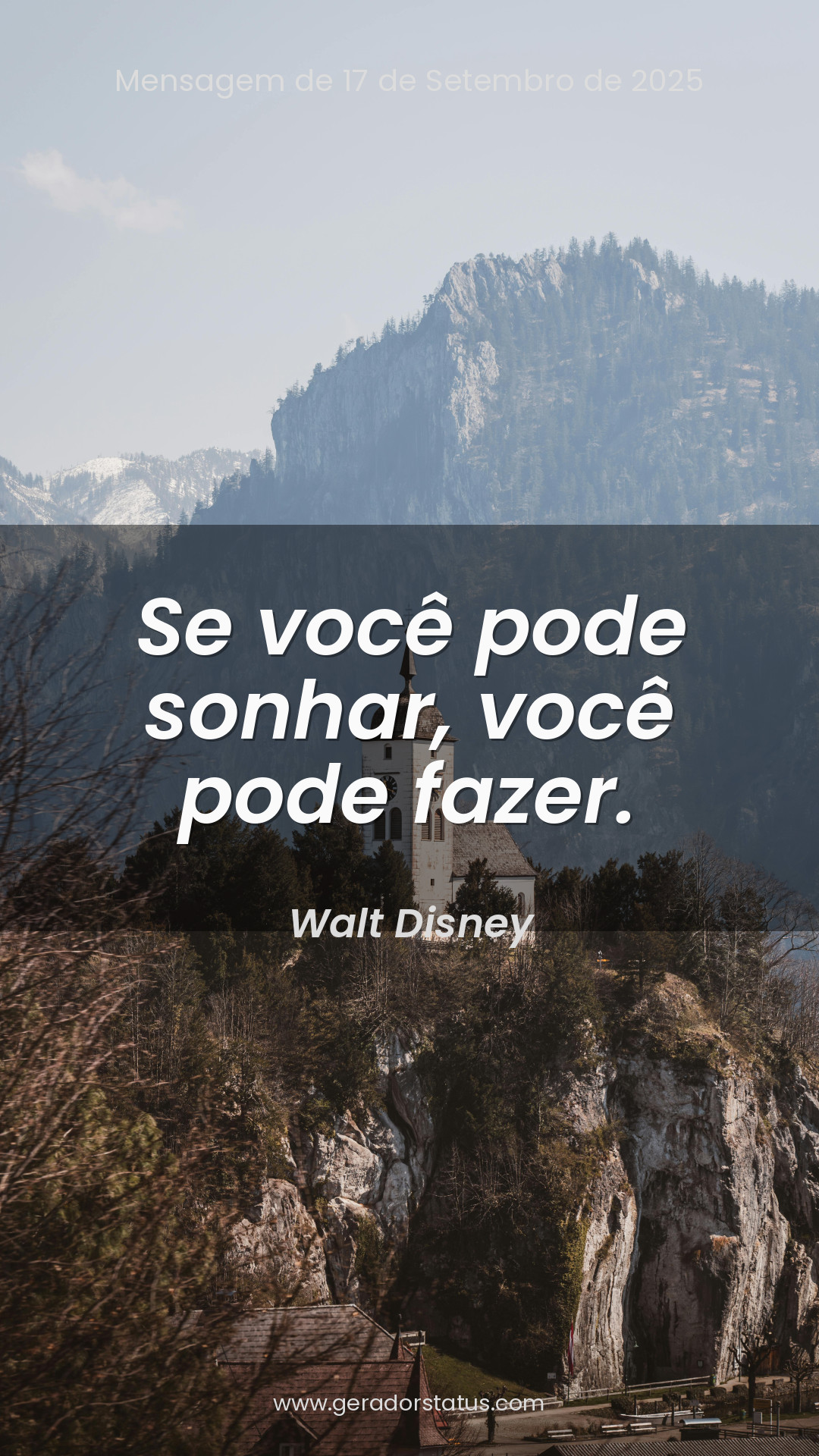 Status do dia: Reflexão