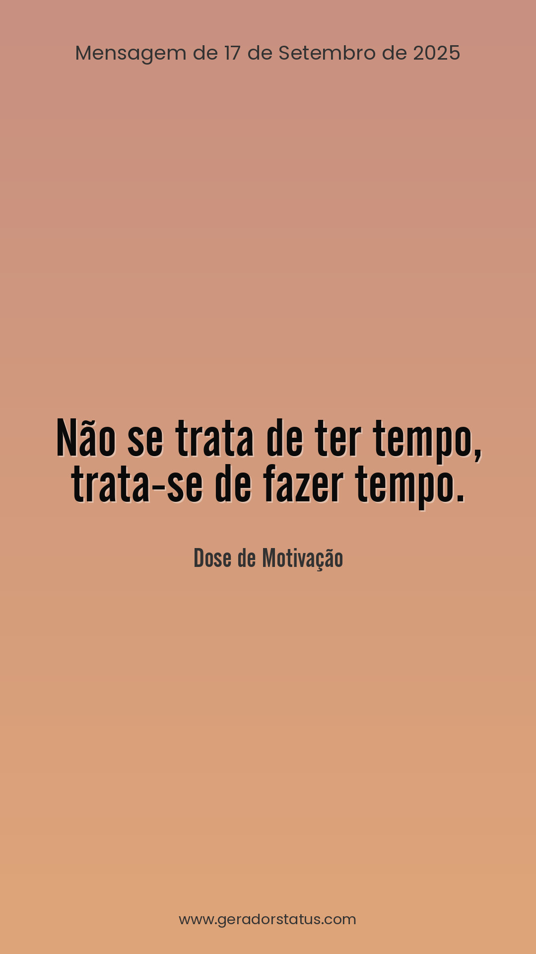 Status do dia: Motivacional