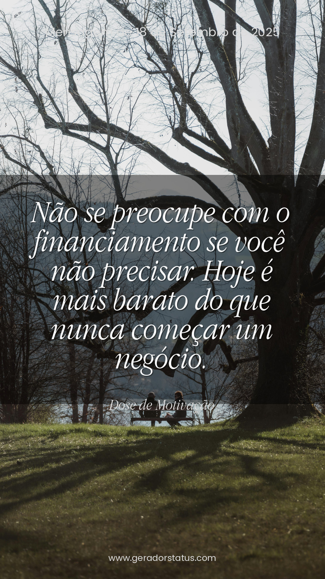 Status do dia: Motivacional