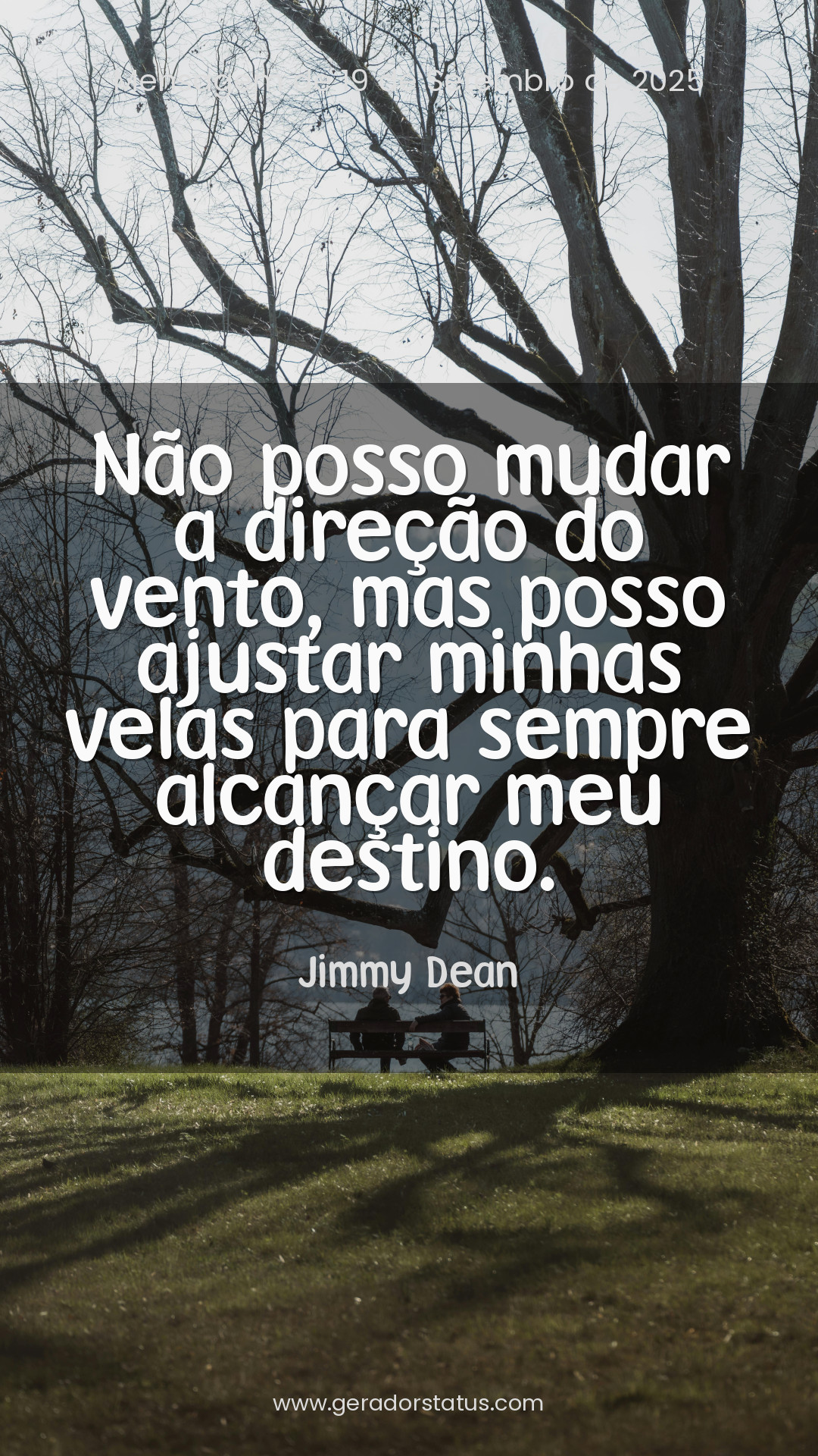 Status do dia: Reflexão