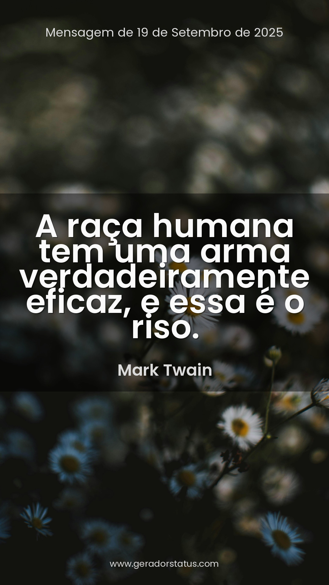 Status do dia: Citação