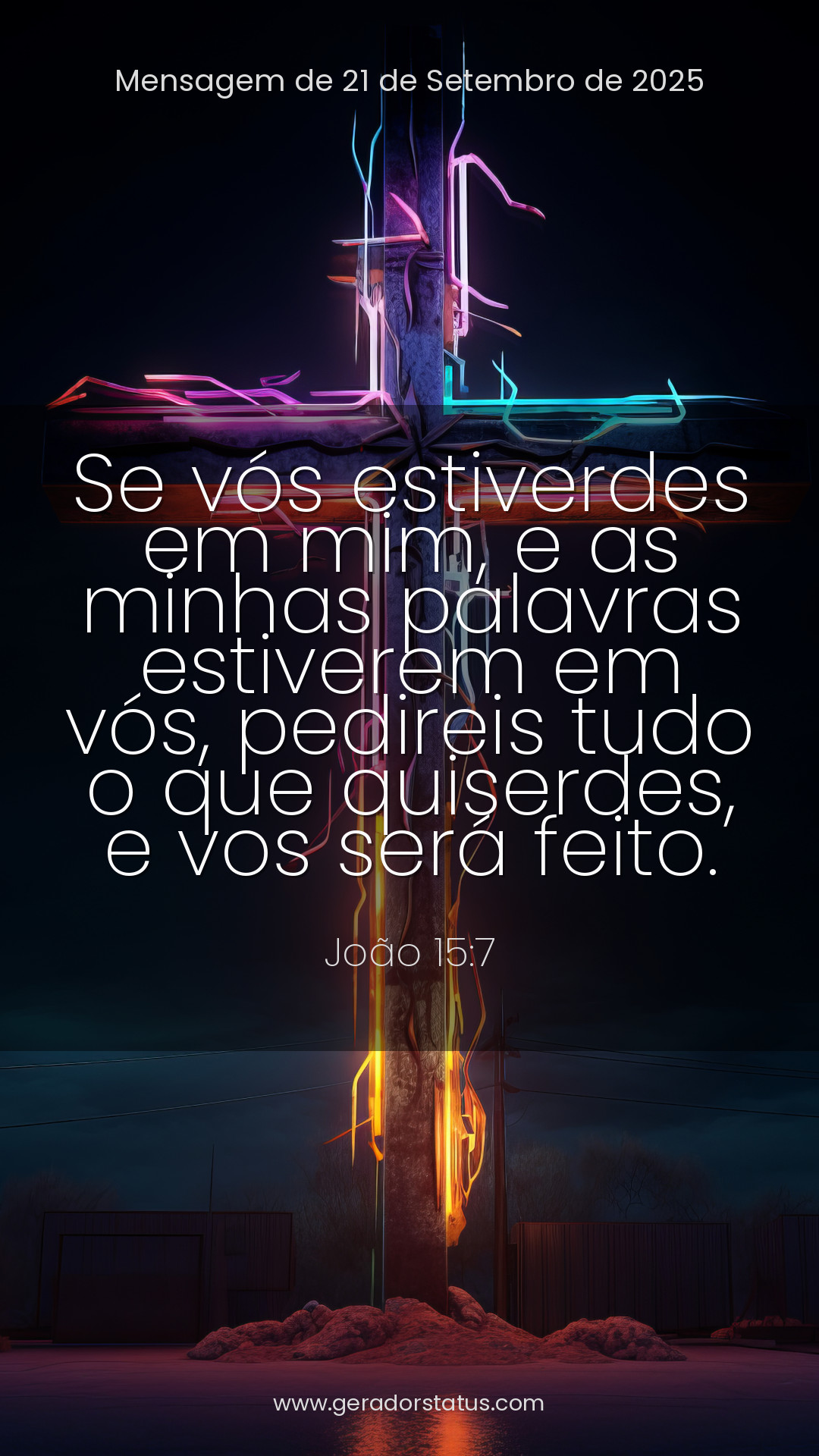 Status do dia: Versículo