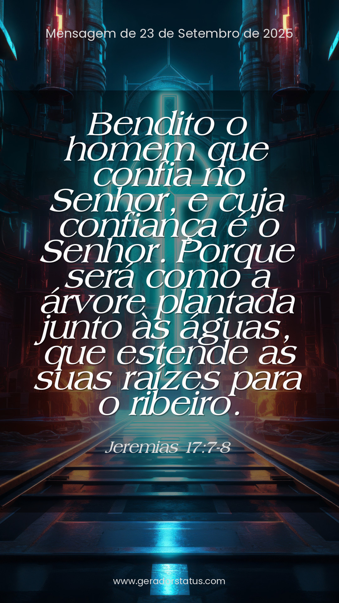 Status do dia: Versículo