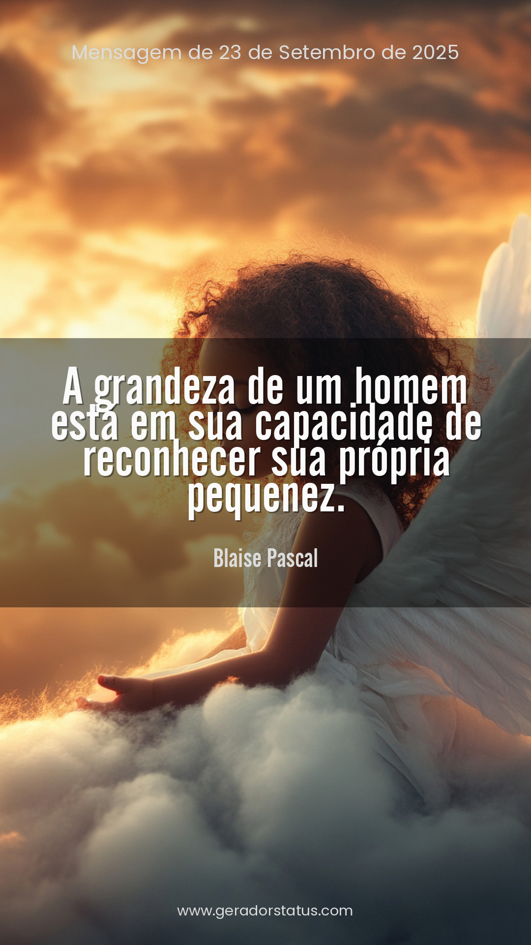 Status do dia: Reflexão