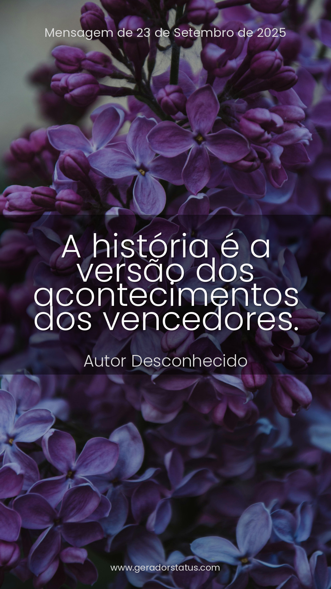 Status do dia: Citação