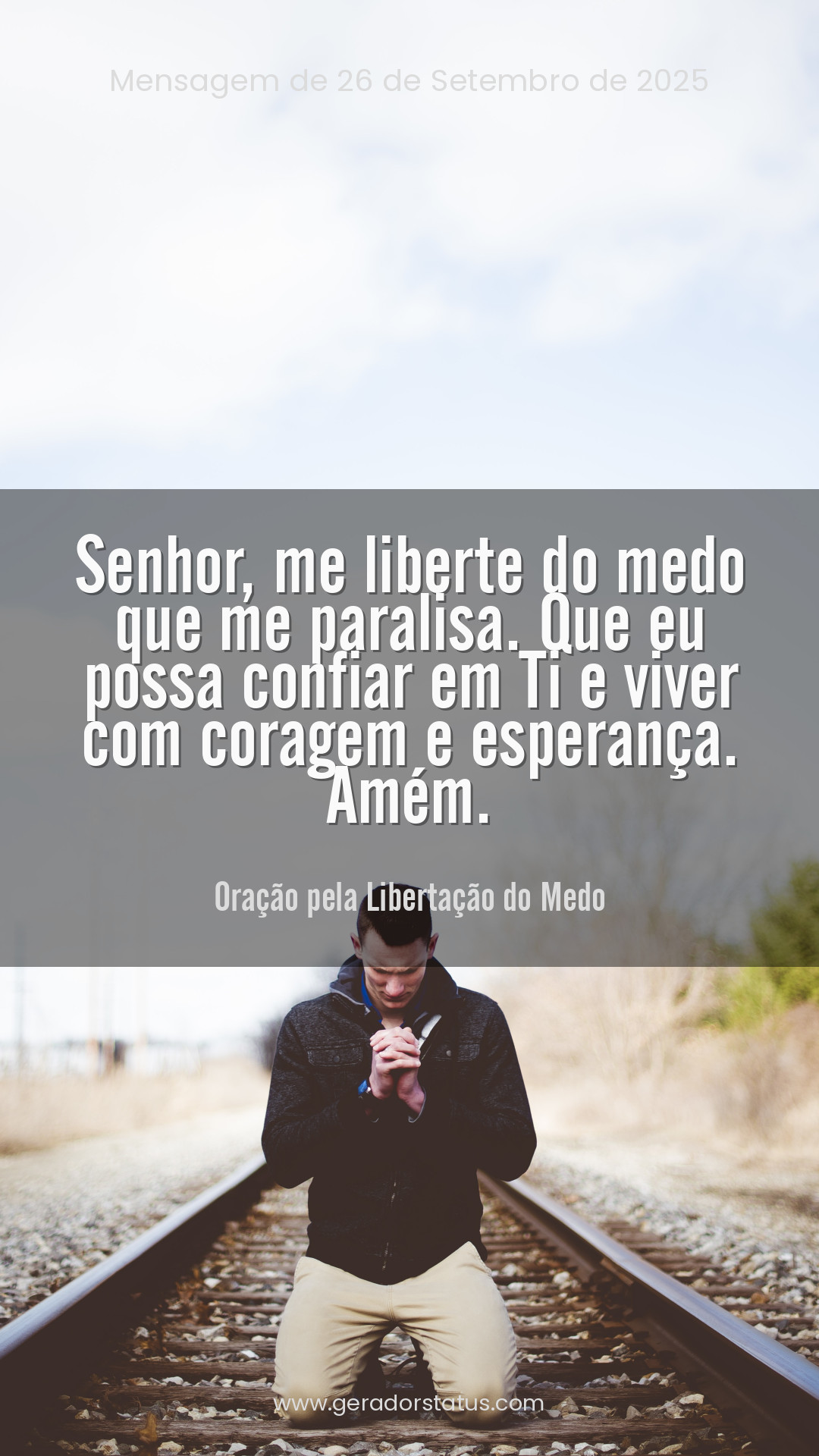 Status do dia: Oração Cristã