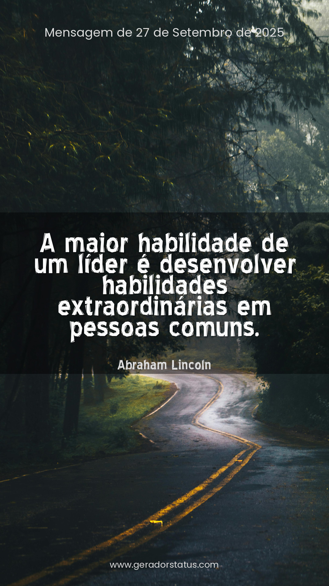 Status do dia: Citação