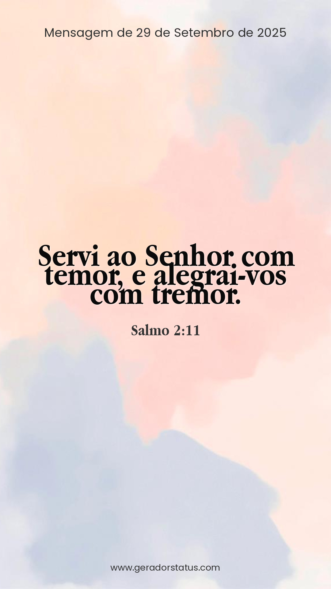 Status do dia: Salmo