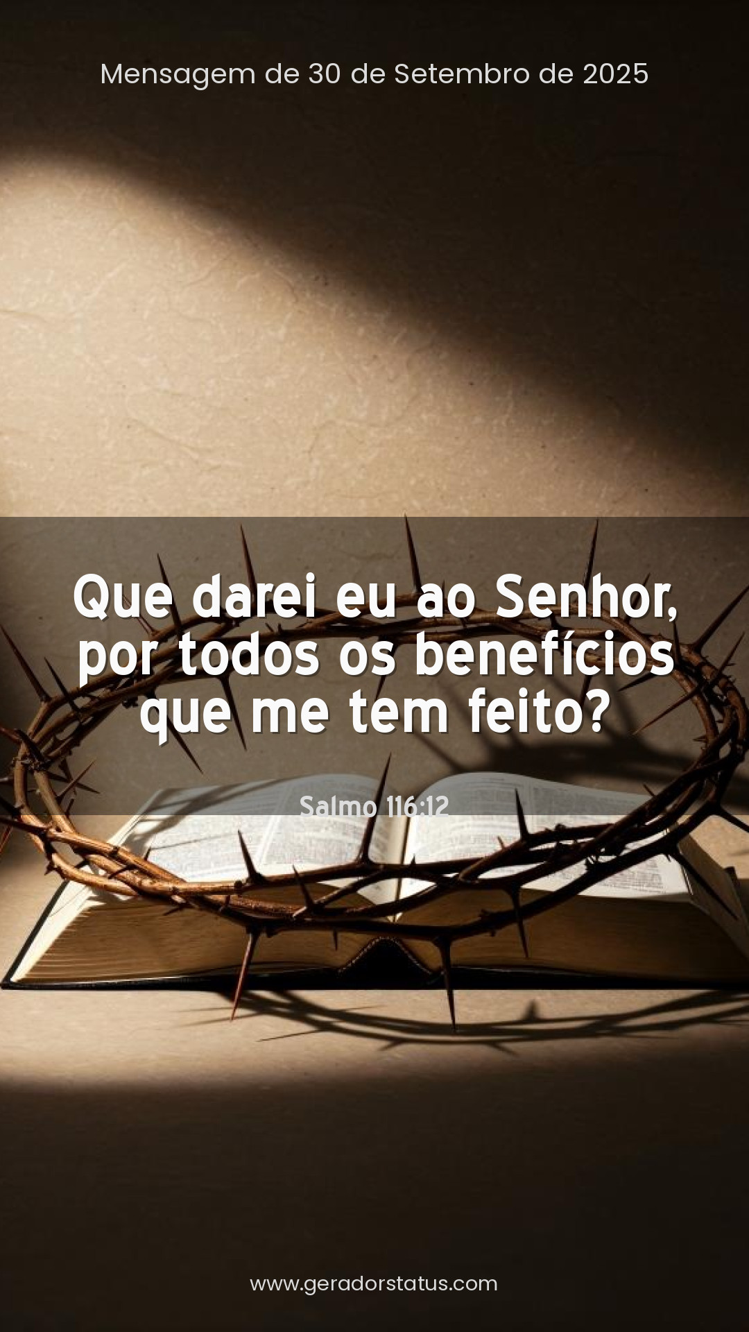 Status do dia: Salmo